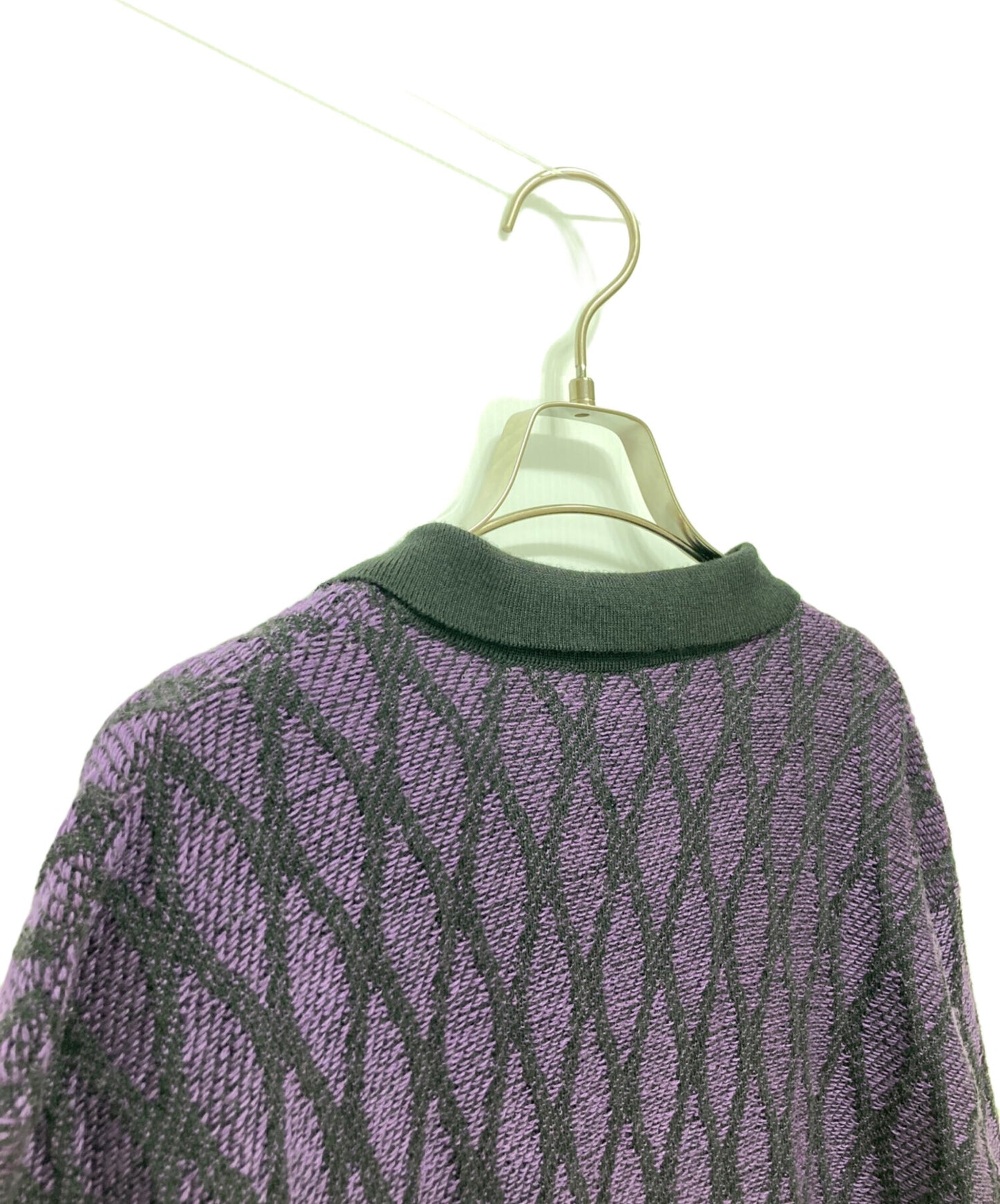 [Pre-owned] Needles knit polo shirt J0264