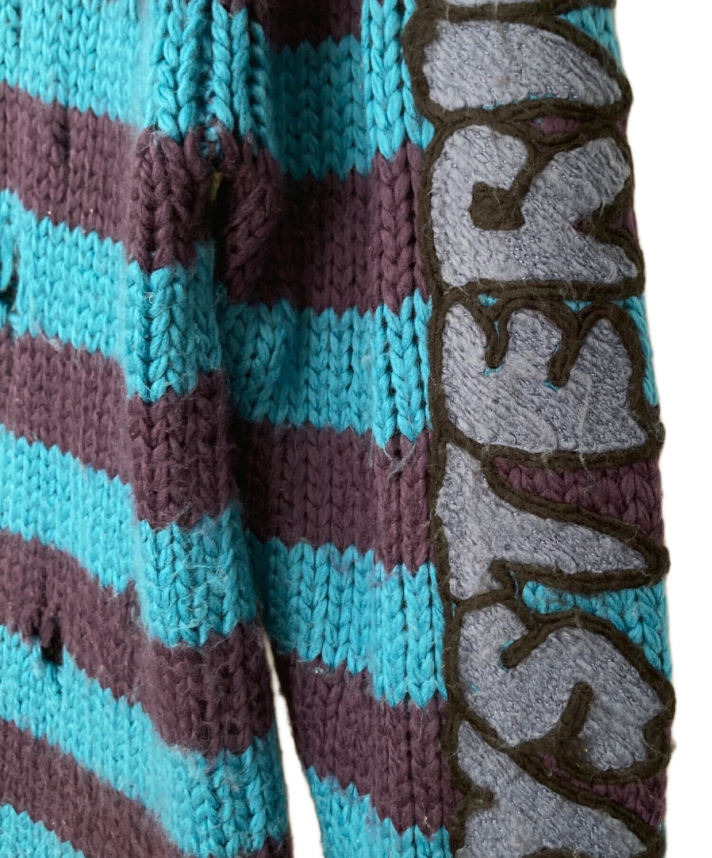 [Pre-owned] Hysteric Glamour Crushed Sleeve Logo Sweater 01173NS09