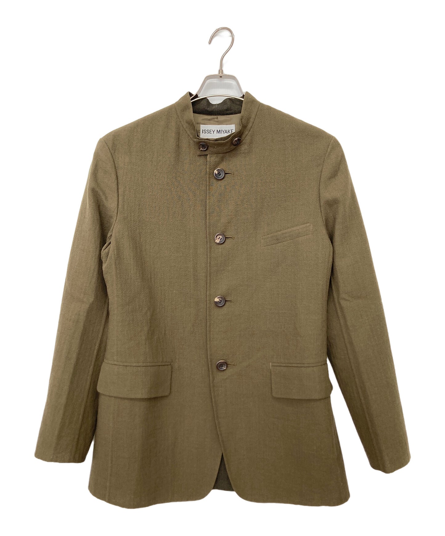 [Pre-owned] ISSEY MIYAKE Mao collar wool jacket