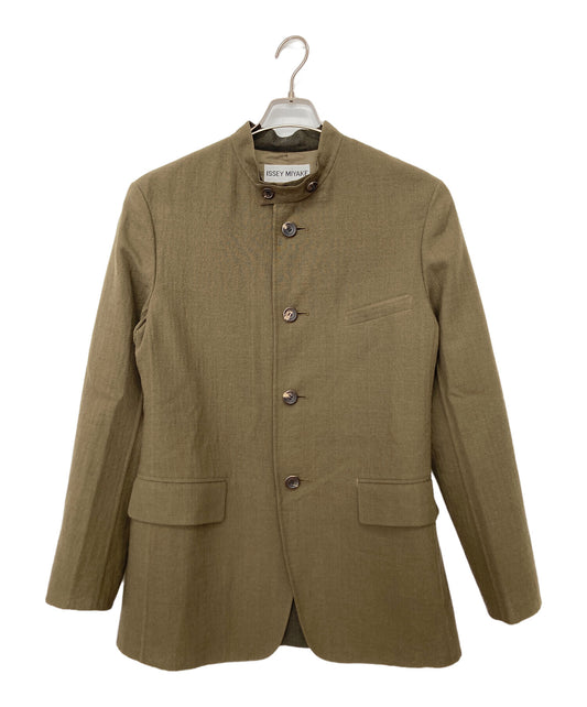 [Pre-owned] ISSEY MIYAKE Mao collar wool jacket