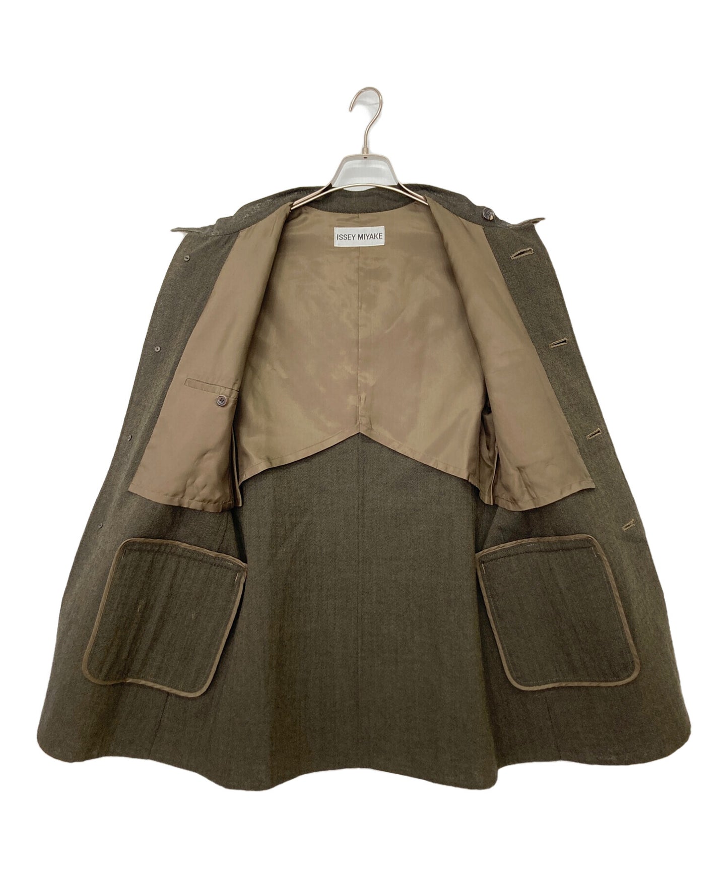 [Pre-owned] ISSEY MIYAKE Mao collar wool jacket