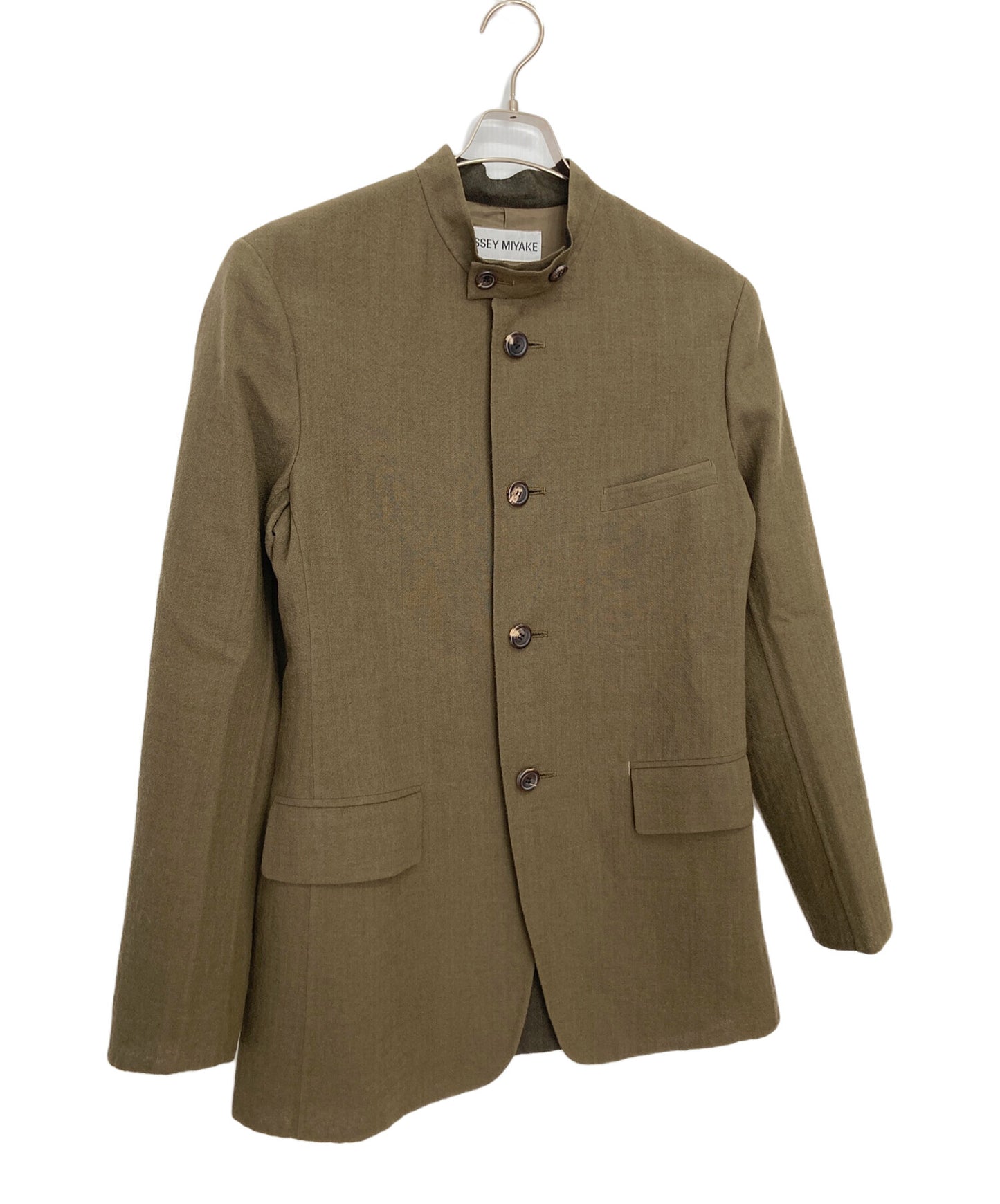 [Pre-owned] ISSEY MIYAKE Mao collar wool jacket