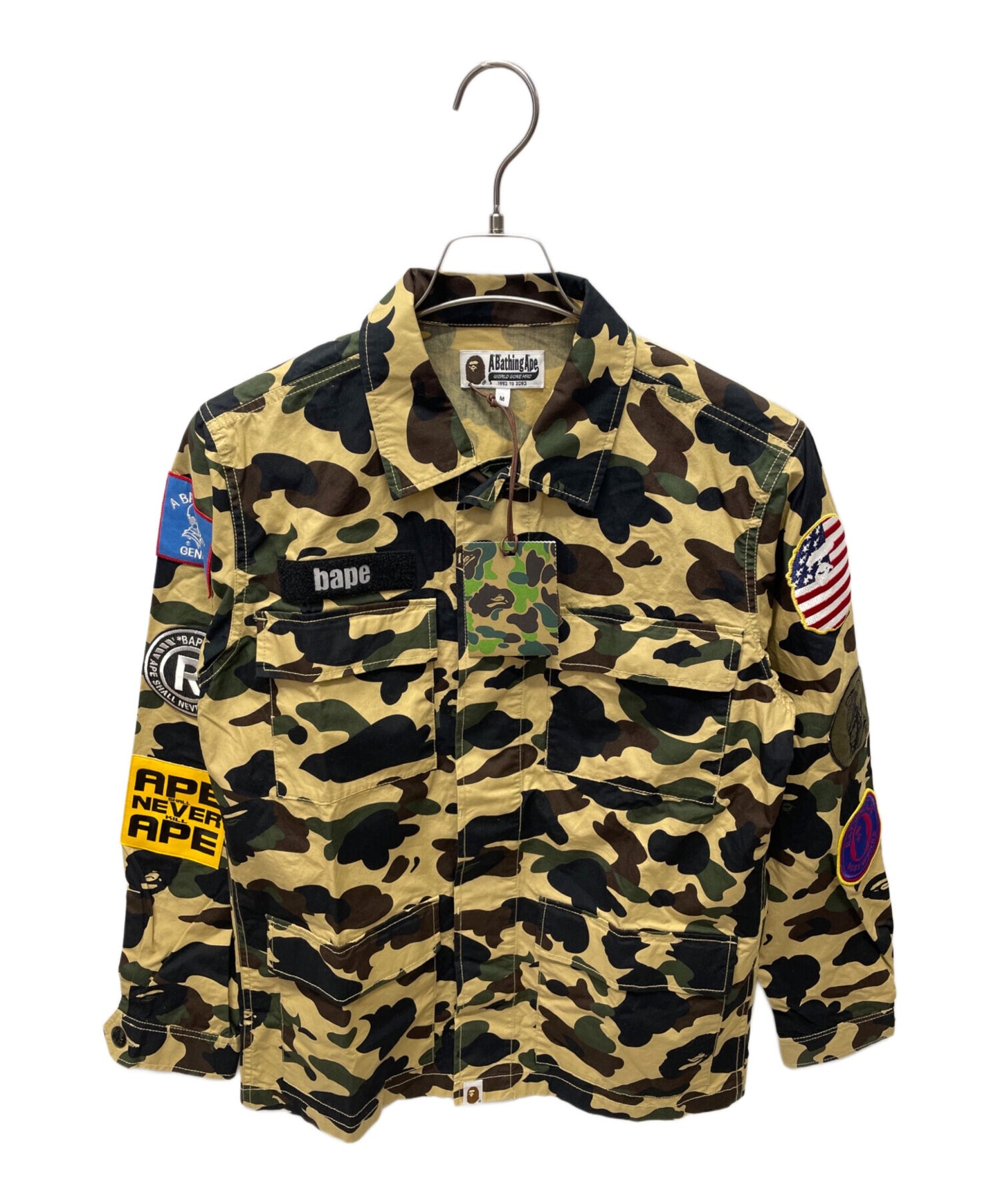 [Pre-owned] A BATHING APE 1st CamoMilitary Shirt 001SHE301014X