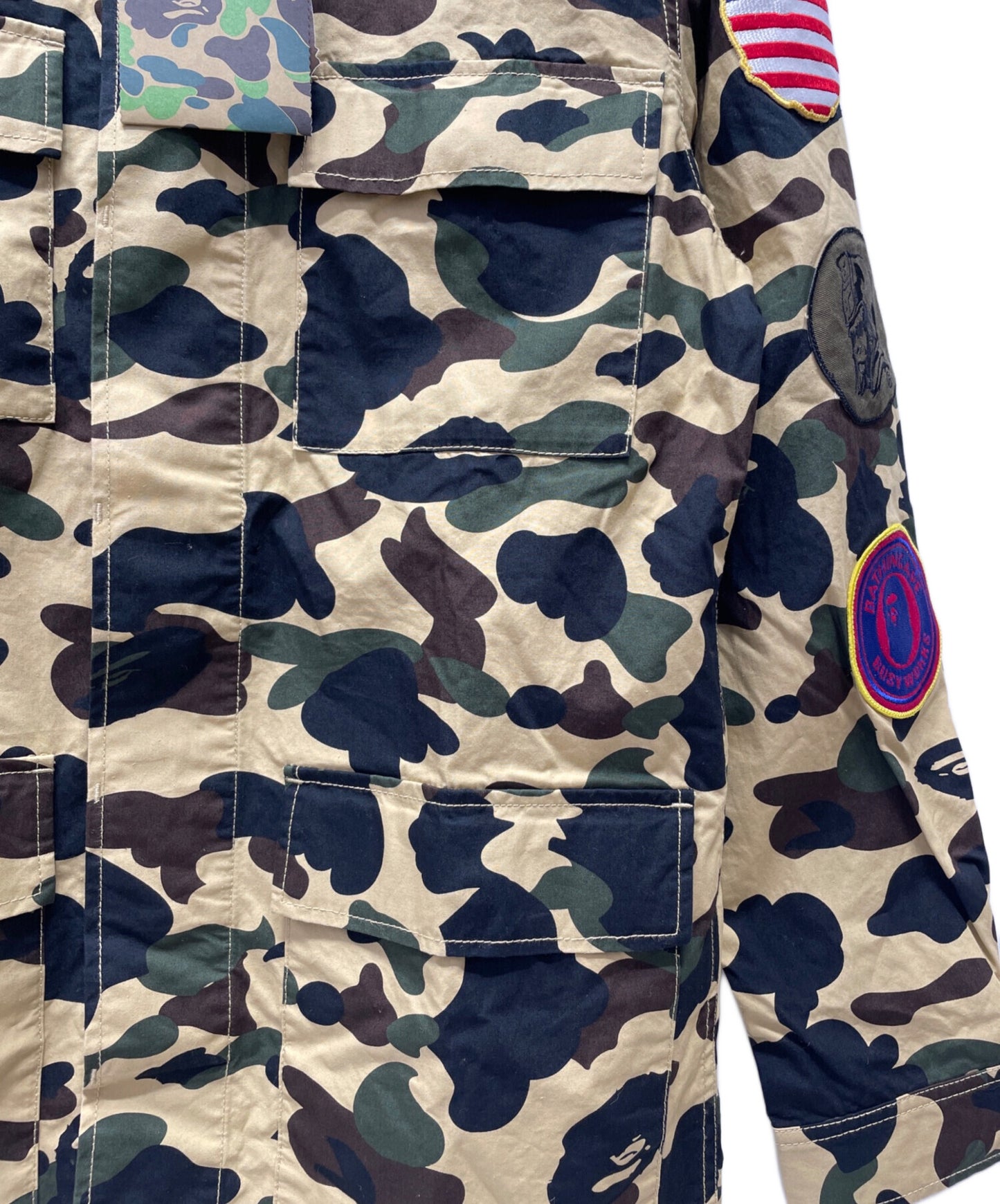 [Pre-owned] A BATHING APE 1st CamoMilitary Shirt 001SHE301014X
