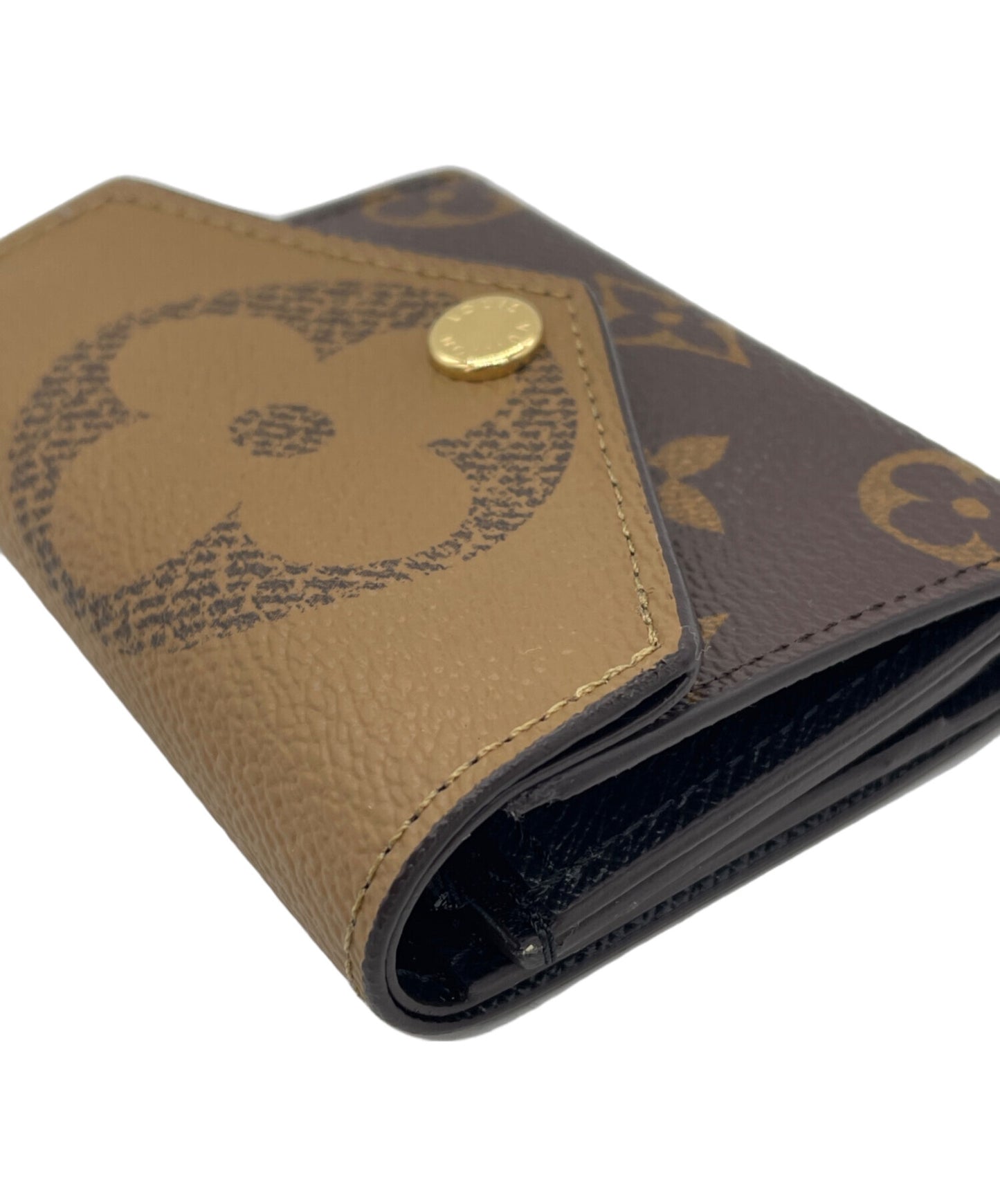 [Pre-owned] LOUIS VUITTON Compact Wallet Porte Foyle Zoe M80725