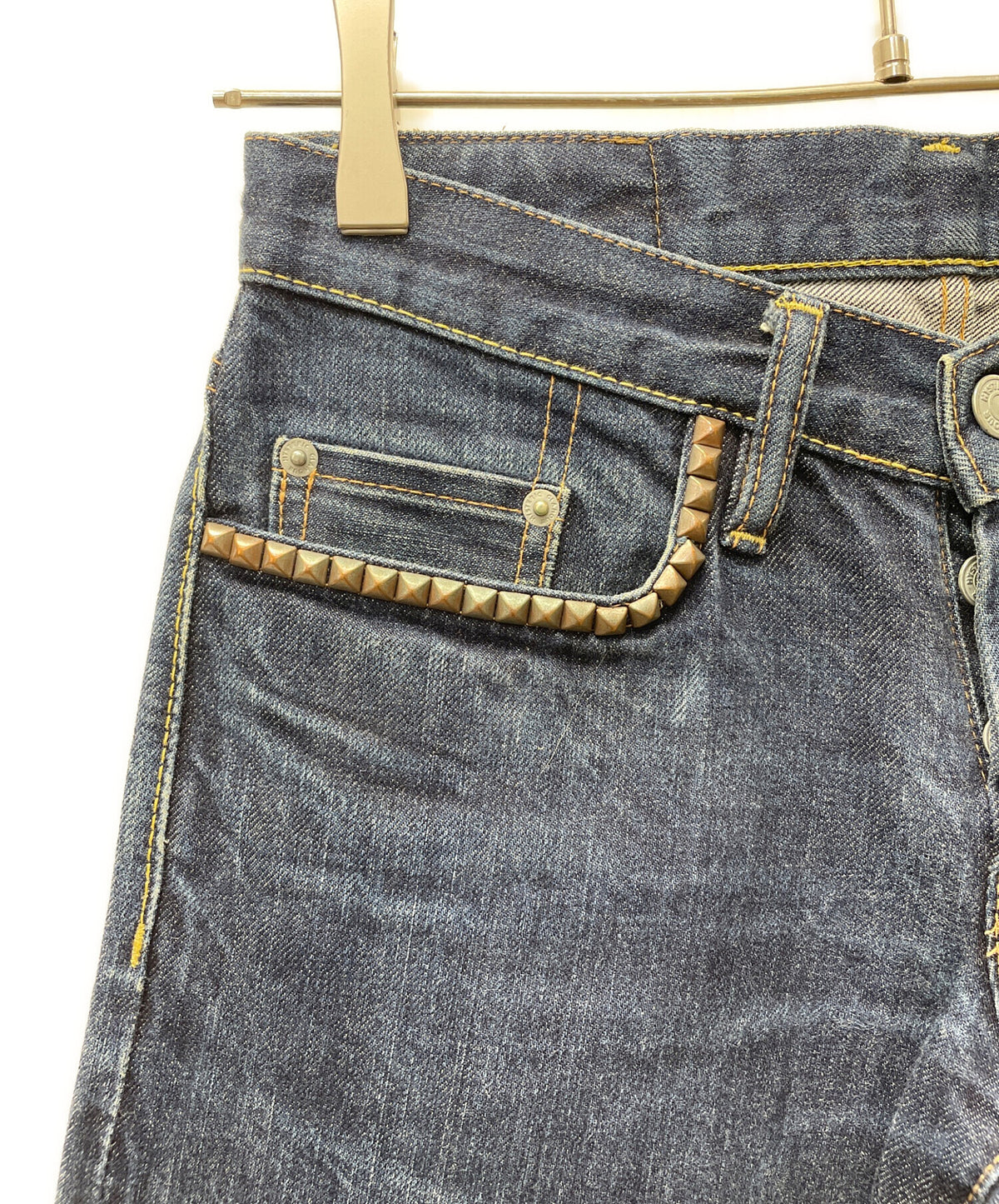 [Pre-owned] Hysteric Glamour Denim Pants, Studs, Selvedge 0201AP10