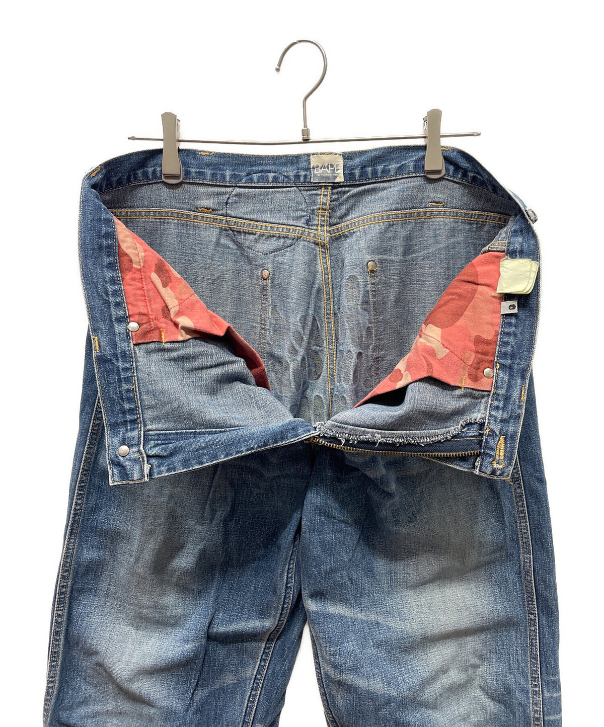 [Pre-owned] A BATHING APE Denim Pants BAPE HEAD
