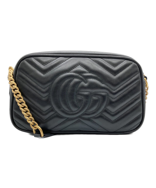 [Pre-owned] GUCCI GG Marmont Quilted Shoulder Bag/Chain Shoulder Bag 447632