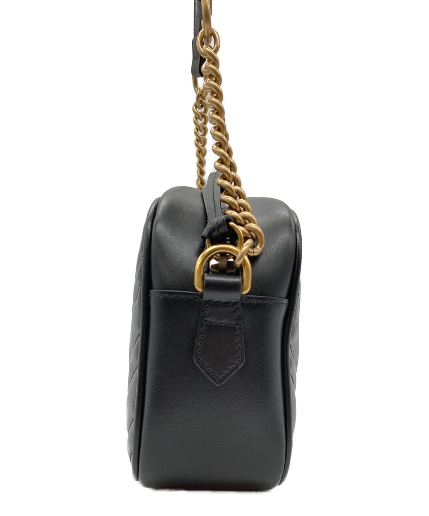 [Pre-owned] GUCCI GG Marmont Quilted Shoulder Bag/Chain Shoulder Bag 447632