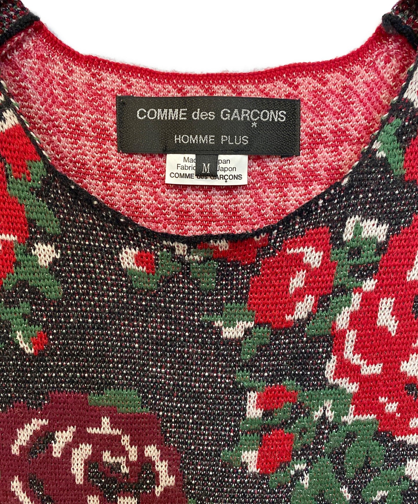 [Pre-owned] COMME des GARCONS HOMME PLUS Floral Knit Vest PI-N002/AD2021