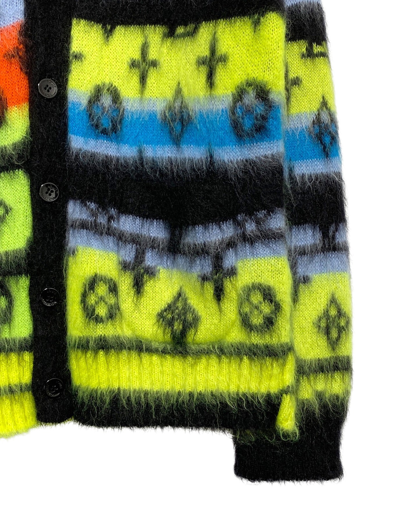 [Pre-owned] LOUIS VUITTON Monogram mohair cardigan HNN05WNE5