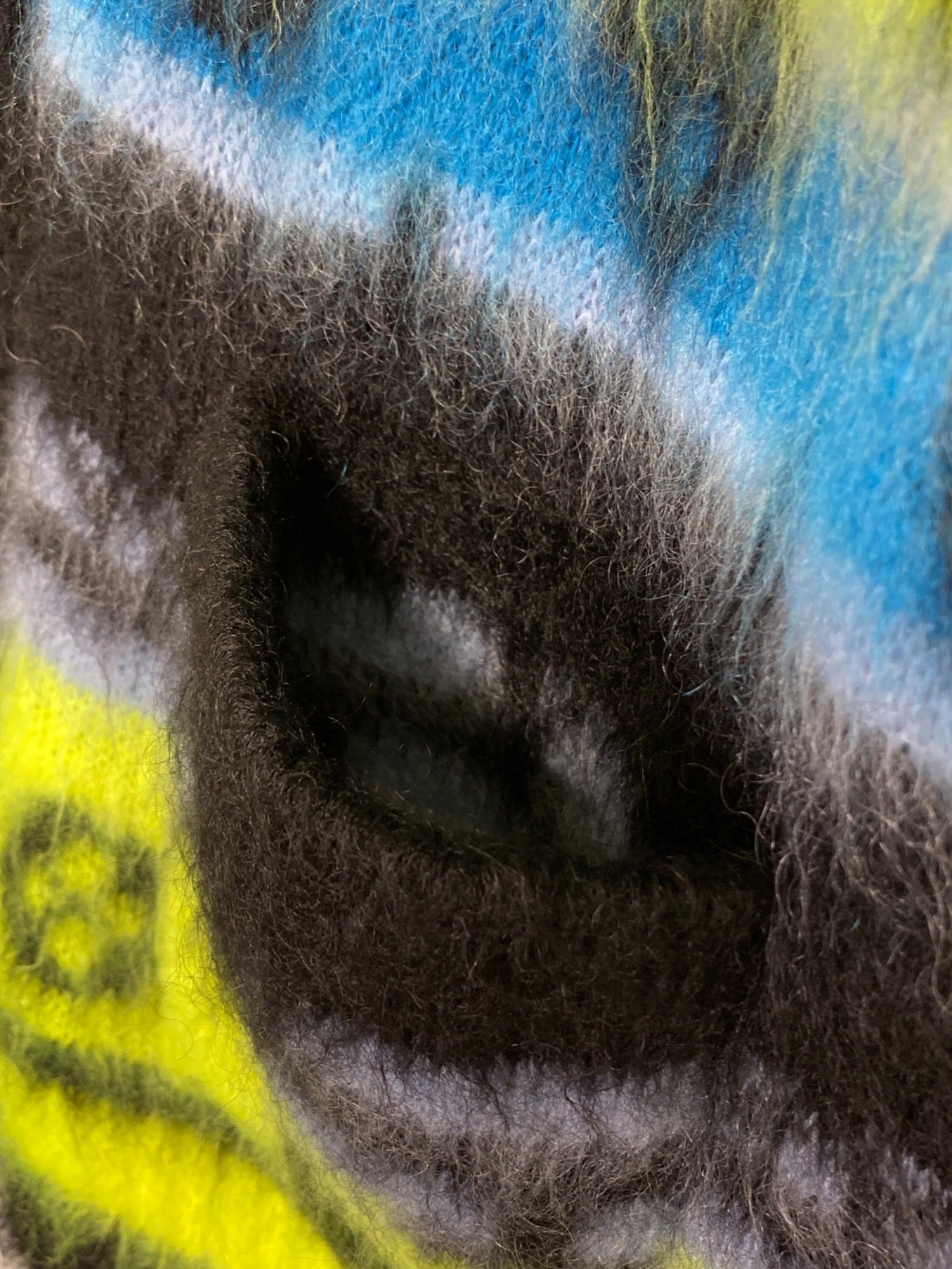 [Pre-owned] LOUIS VUITTON Monogram mohair cardigan HNN05WNE5