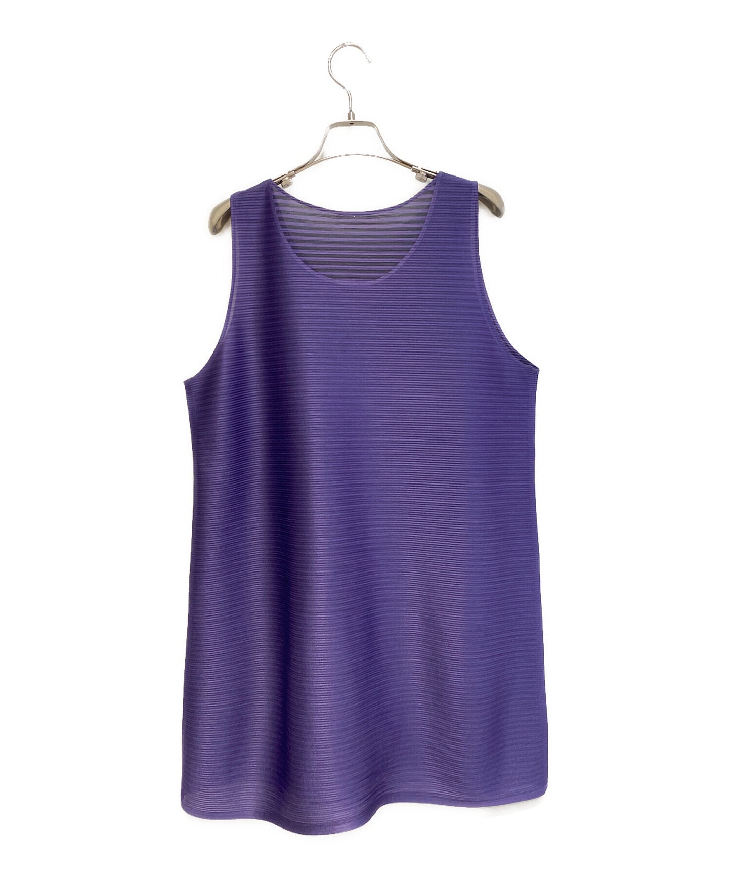 [Pre-owned] PLEATS PLEASE Border Pleats Dress with All-Over Pattern 7569048