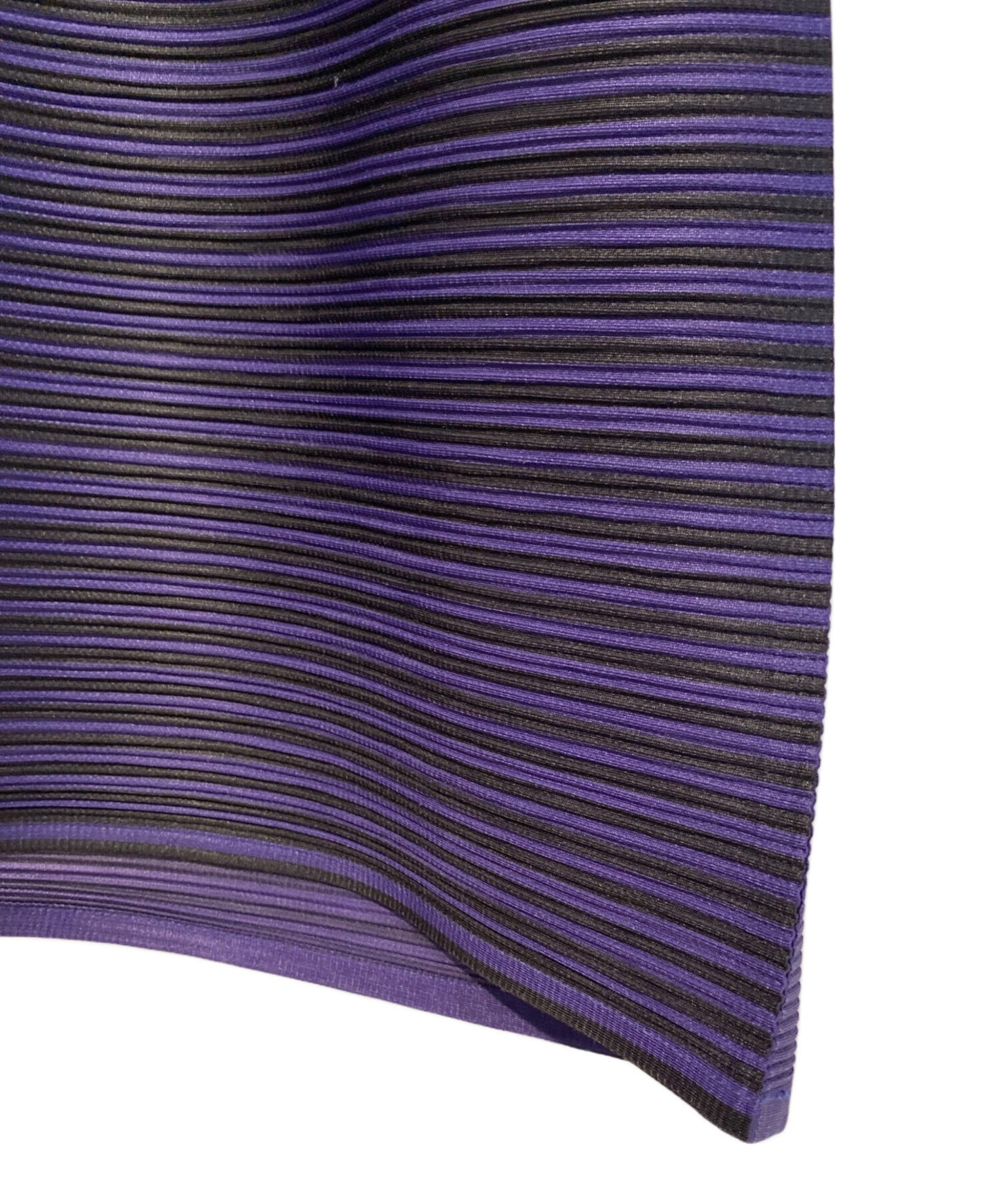 [Pre-owned] PLEATS PLEASE Border Pleats Dress with All-Over Pattern 7569048