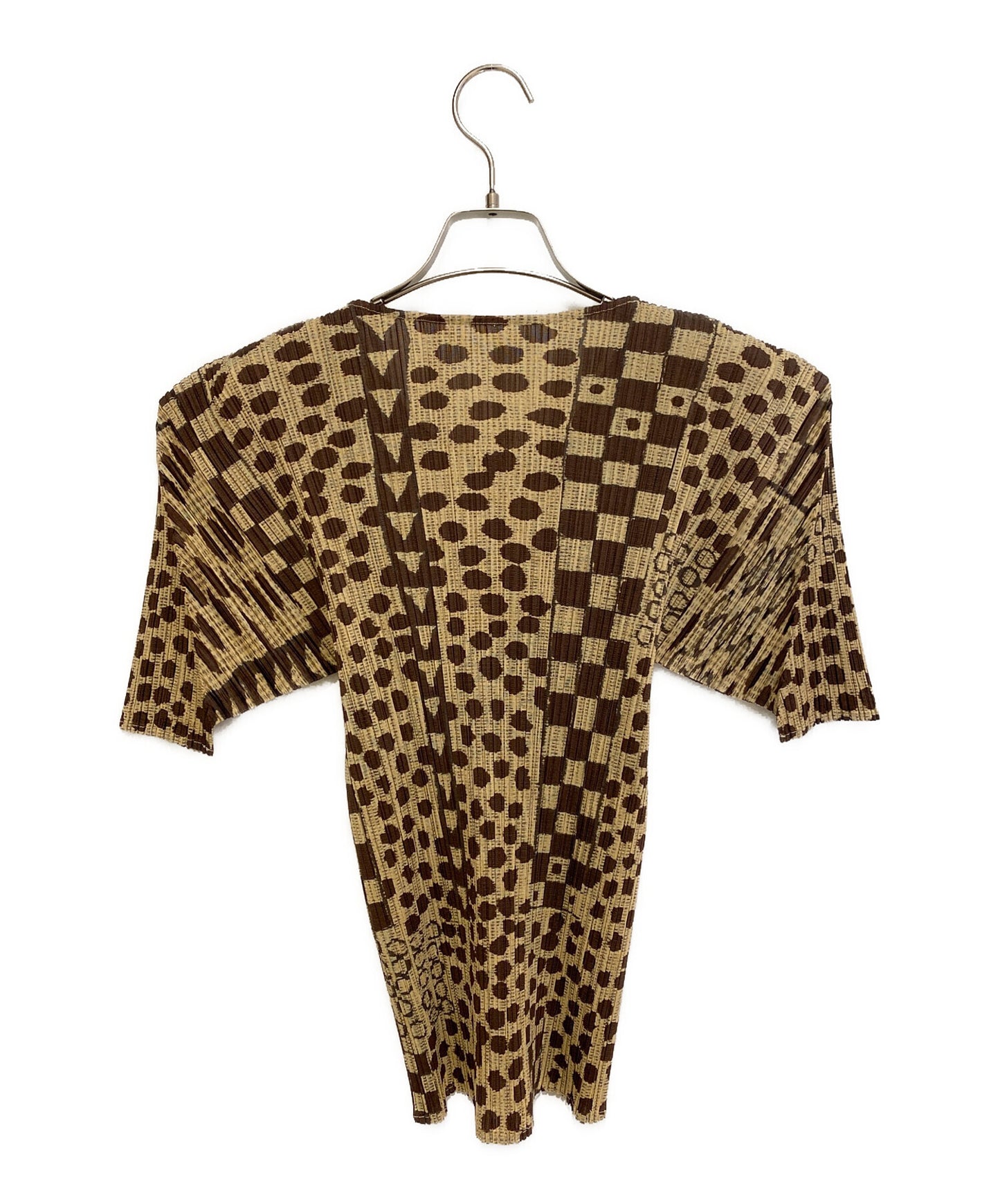 [Pre-owned] PLEATS PLEASE Pleated cut and sewn with a full pattern PP94-JK541