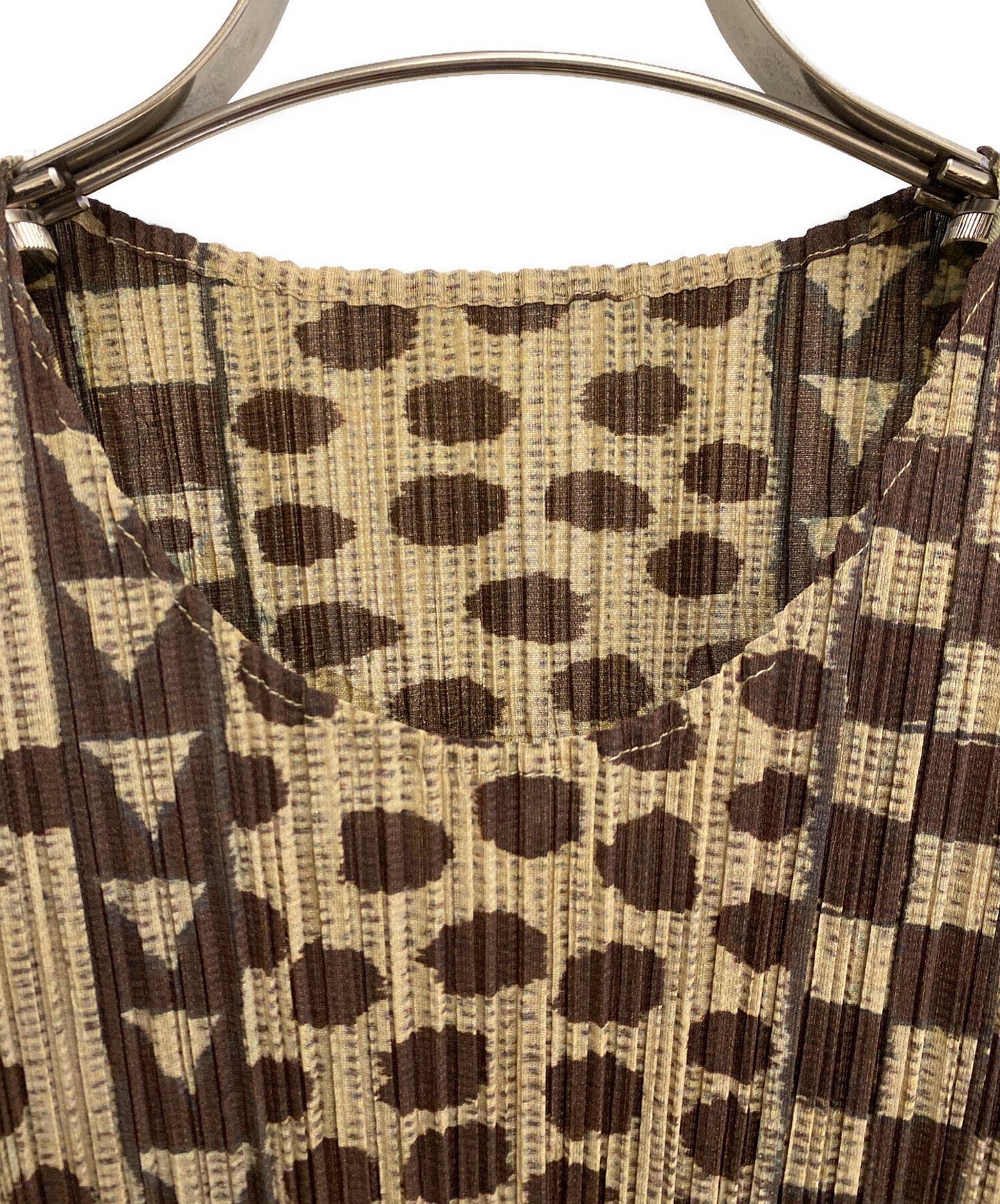 [Pre-owned] PLEATS PLEASE Pleated cut and sewn with a full pattern PP94-JK541