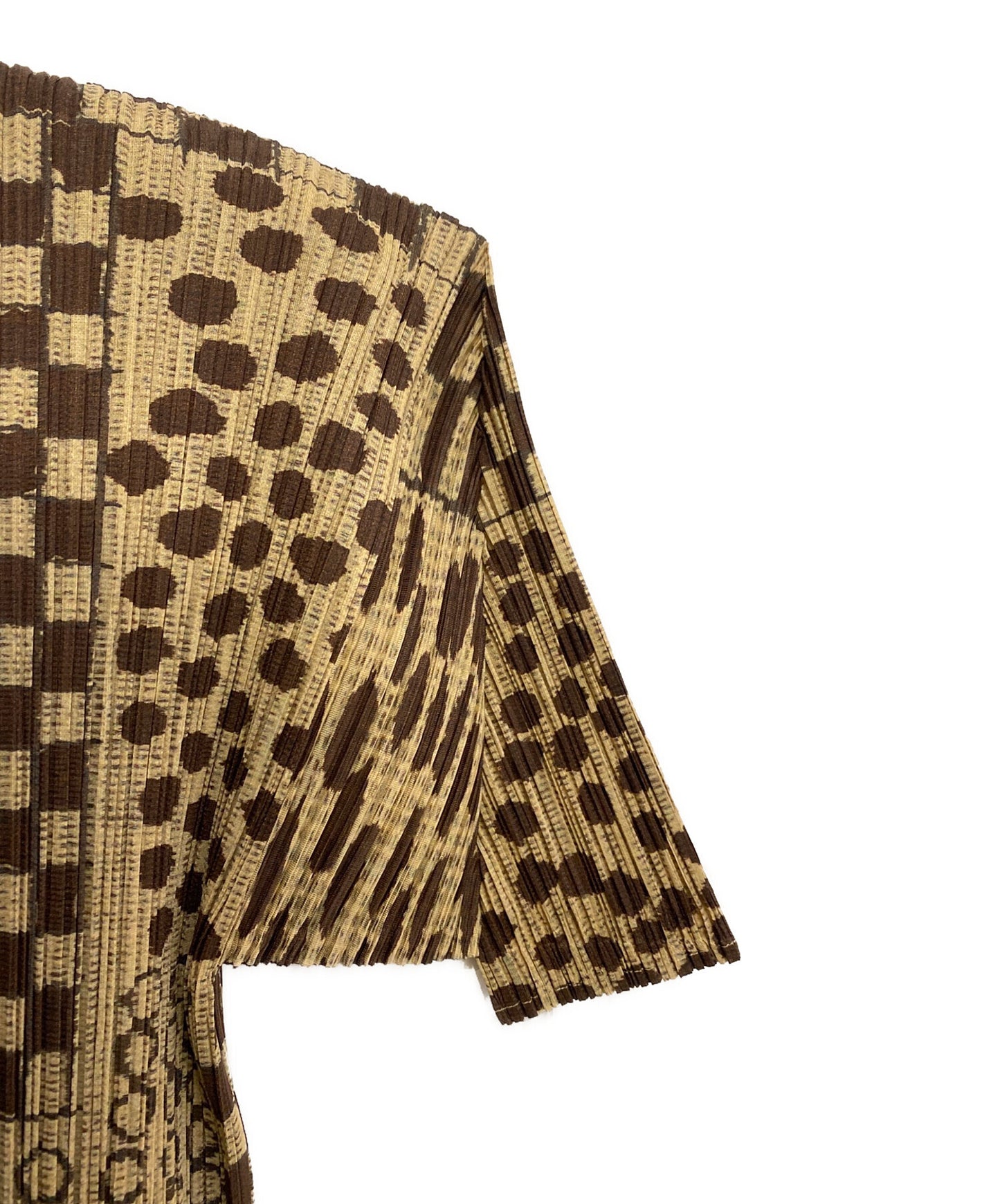 [Pre-owned] PLEATS PLEASE Pleated cut and sewn with a full pattern PP94-JK541