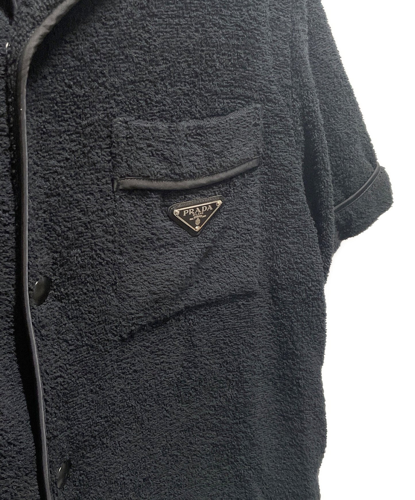 [Pre-owned] PRADA Terry Bowling Shirt/Pile Shirt SC559 S212 1ZR3