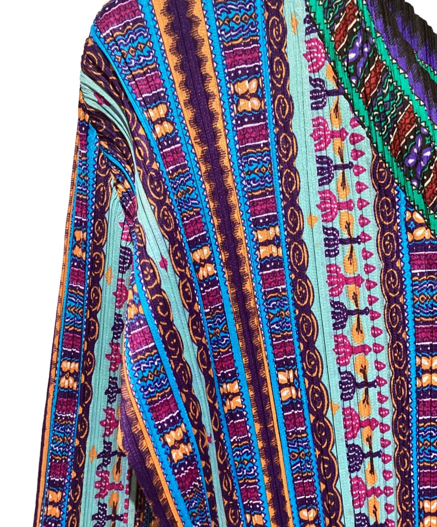 [Pre-owned] PLEATS PLEASE Pleated double-V cut and sewn with all-over pattern PP41-JK812