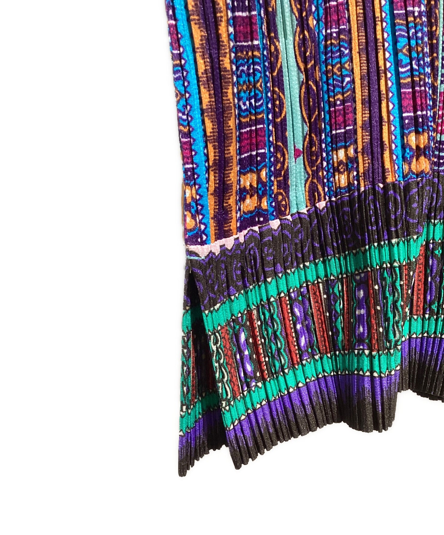 [Pre-owned] PLEATS PLEASE Pleated double-V cut and sewn with all-over pattern PP41-JK812