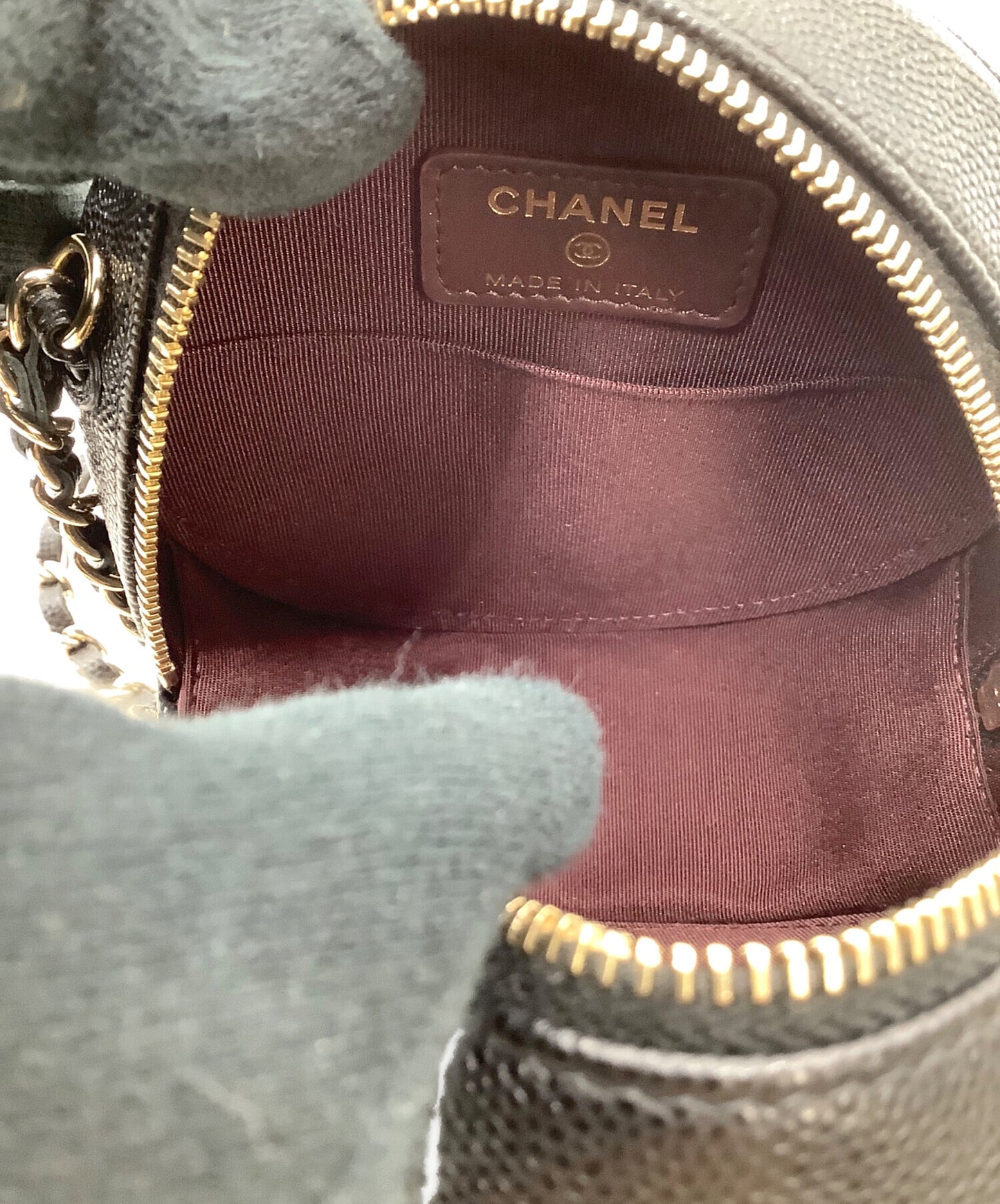 [Pre-owned] CHANEL Chain Shoulder Round Bag Matrasse