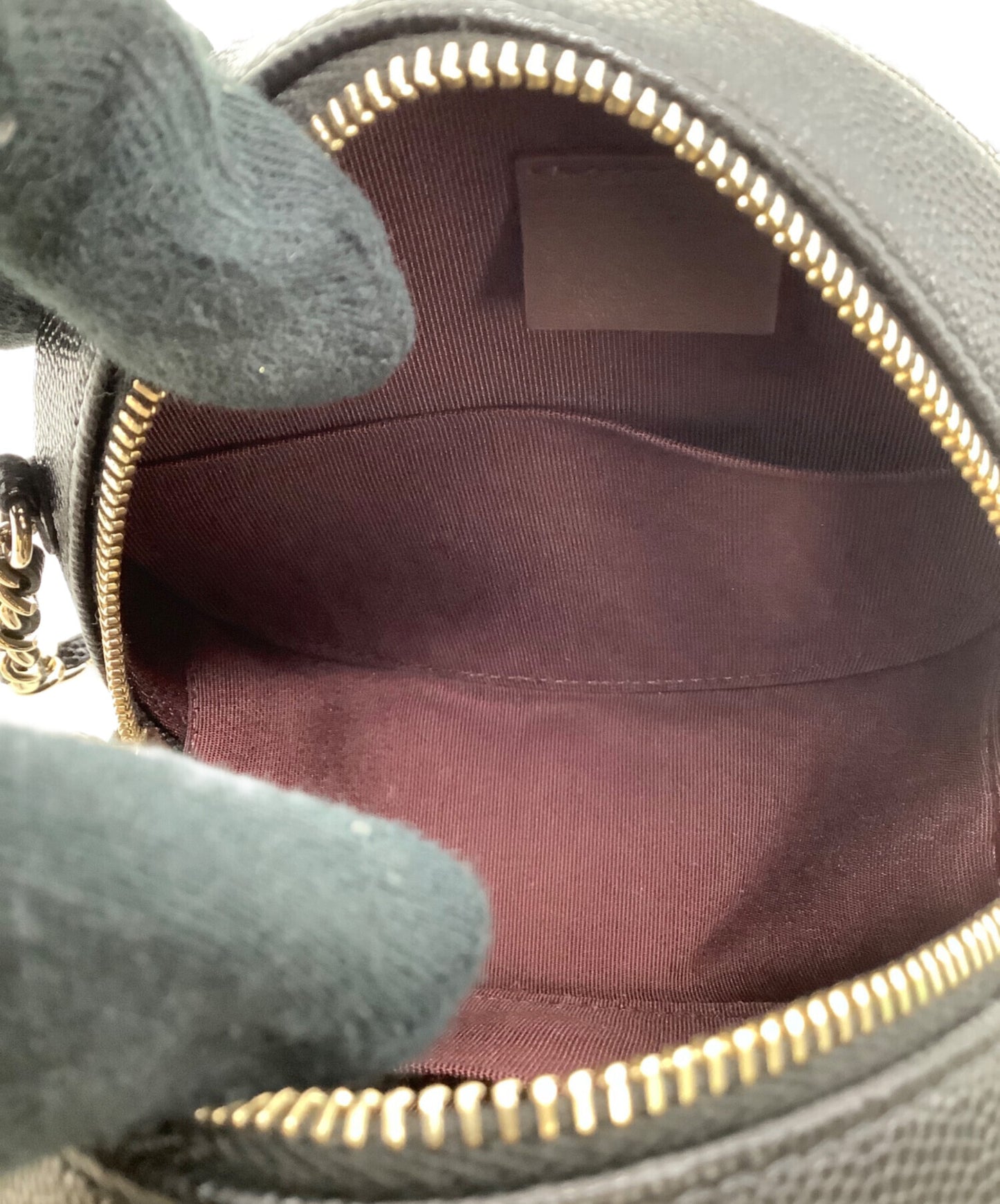 [Pre-owned] CHANEL Chain Shoulder Round Bag Matrasse