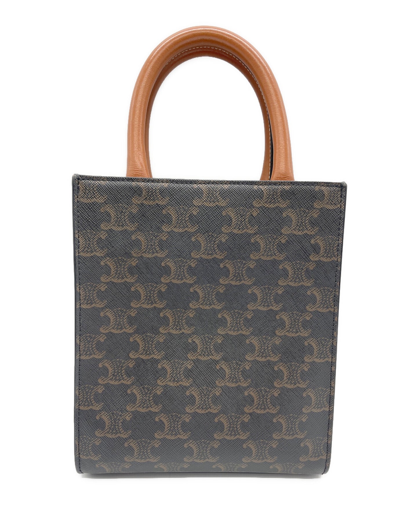 [Pre-owned] CELINE Mini Shoulder Bag Trionf Canvas Mini Vertical Hippo