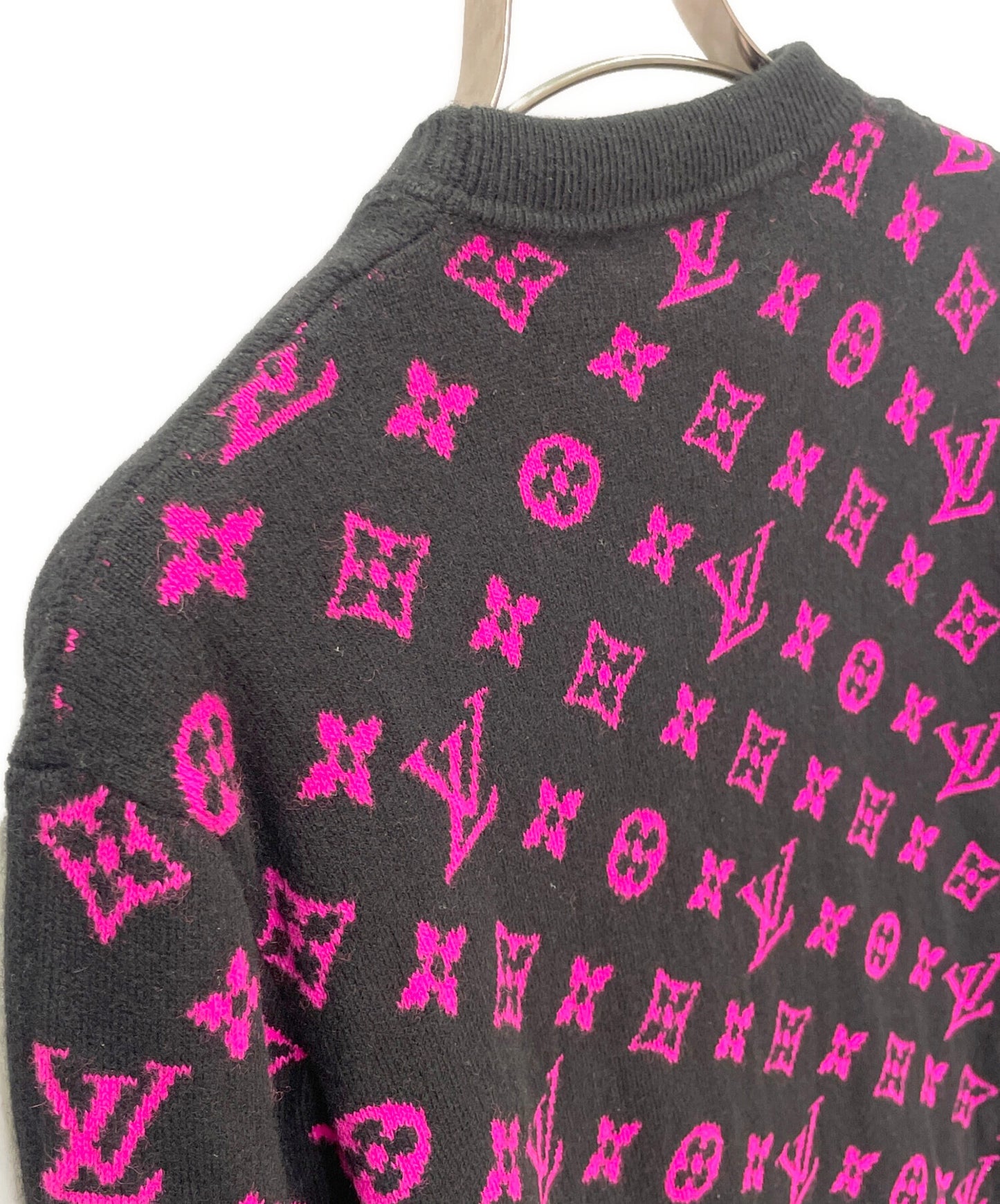[Pre-owned] LOUIS VUITTON Half Monogram Cashmere Knit IXW HGN41W