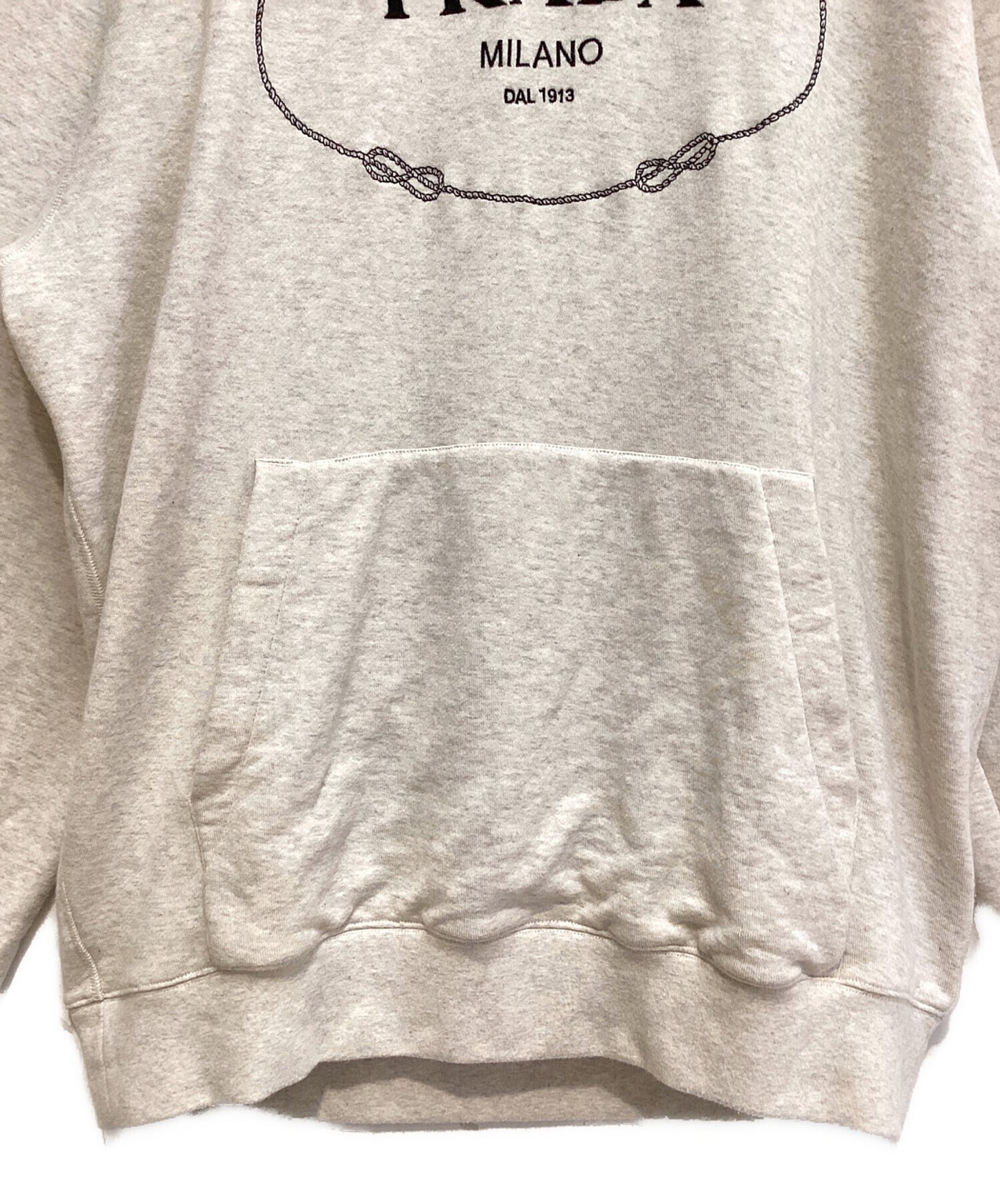 [Pre-owned] PRADA Embroidery Logo Hoodie UJL24B S232 13IQ