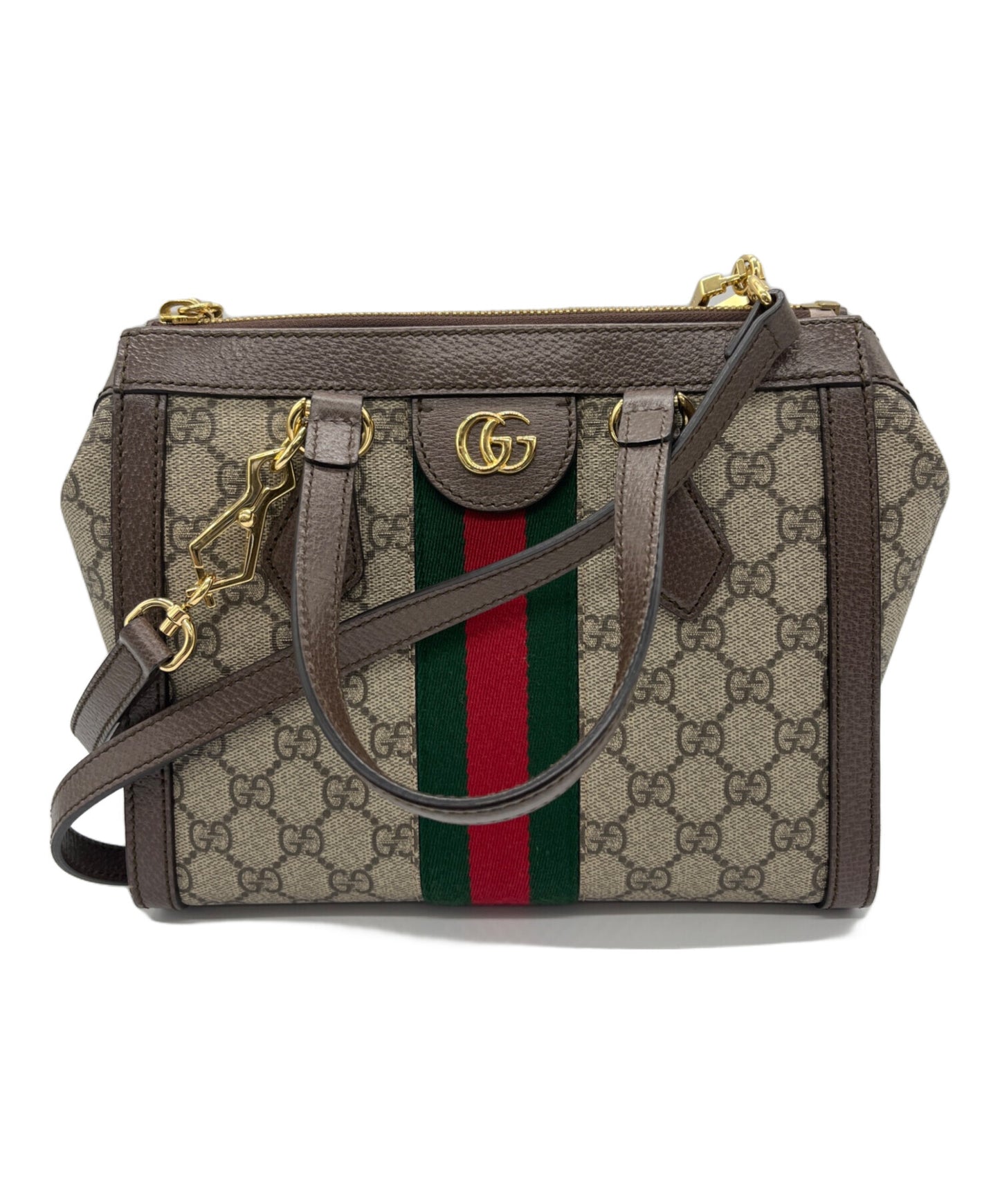 [Pre-owned] GUCCI GG Supreme / Off Deer / Shoulder Bag 547551