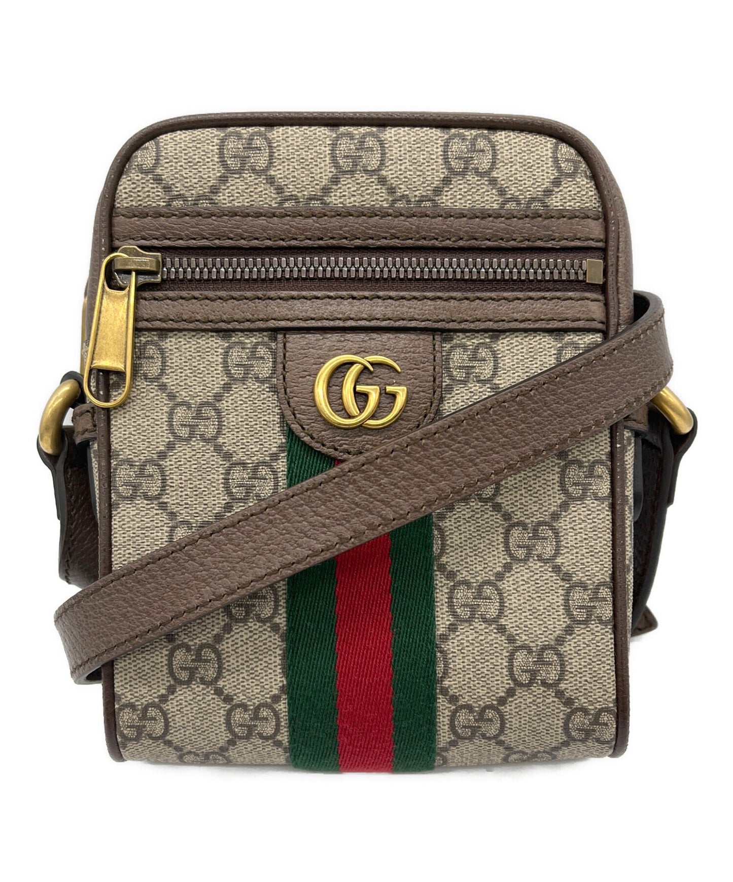 [Pre-owned] GUCCI GG Supreme / Off Deer / Shoulder Bag 598127