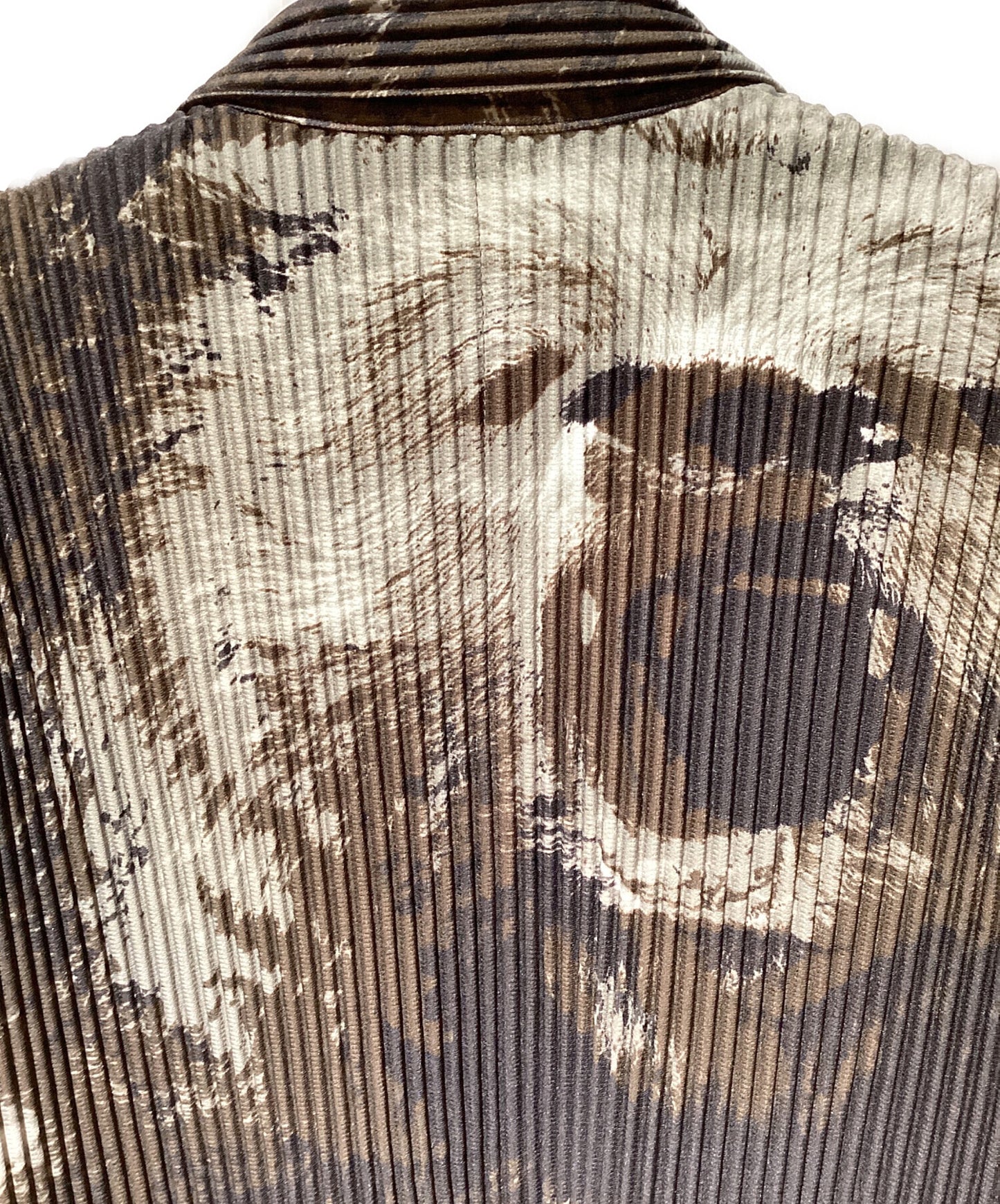 [Pre-owned] HOMME PLISSE ISSEY MIYAKE Tie-dye pattern pleats jacket HP83JC143