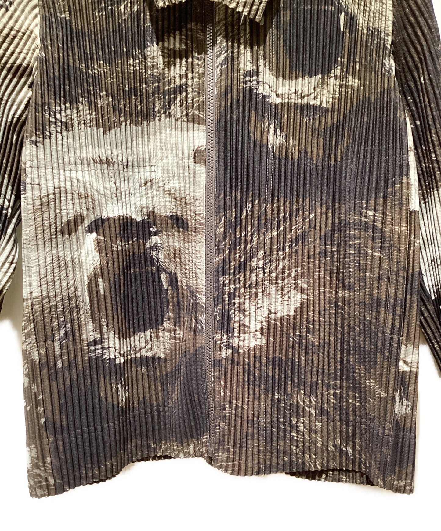 [Pre-owned] HOMME PLISSE ISSEY MIYAKE Tie-dye pattern pleats jacket HP83JC143