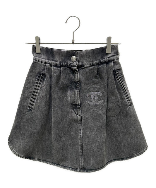 [Pre-owned] CHANEL NO.5 Denim Skirt/Mini Skirt P74035V65658: circa 2023