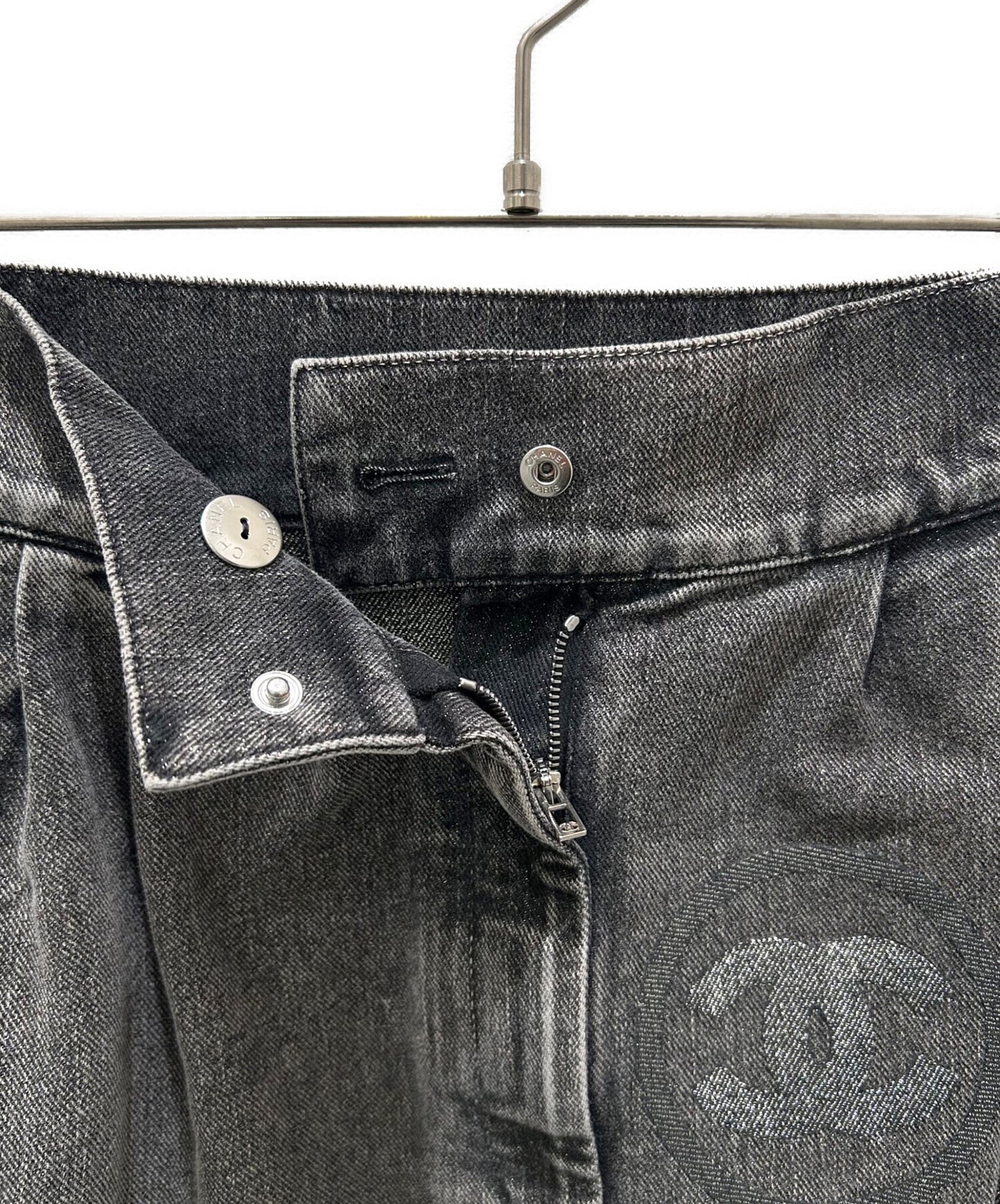 [Pre-owned] CHANEL NO.5 Denim Skirt/Mini Skirt P74035V65658: circa 2023