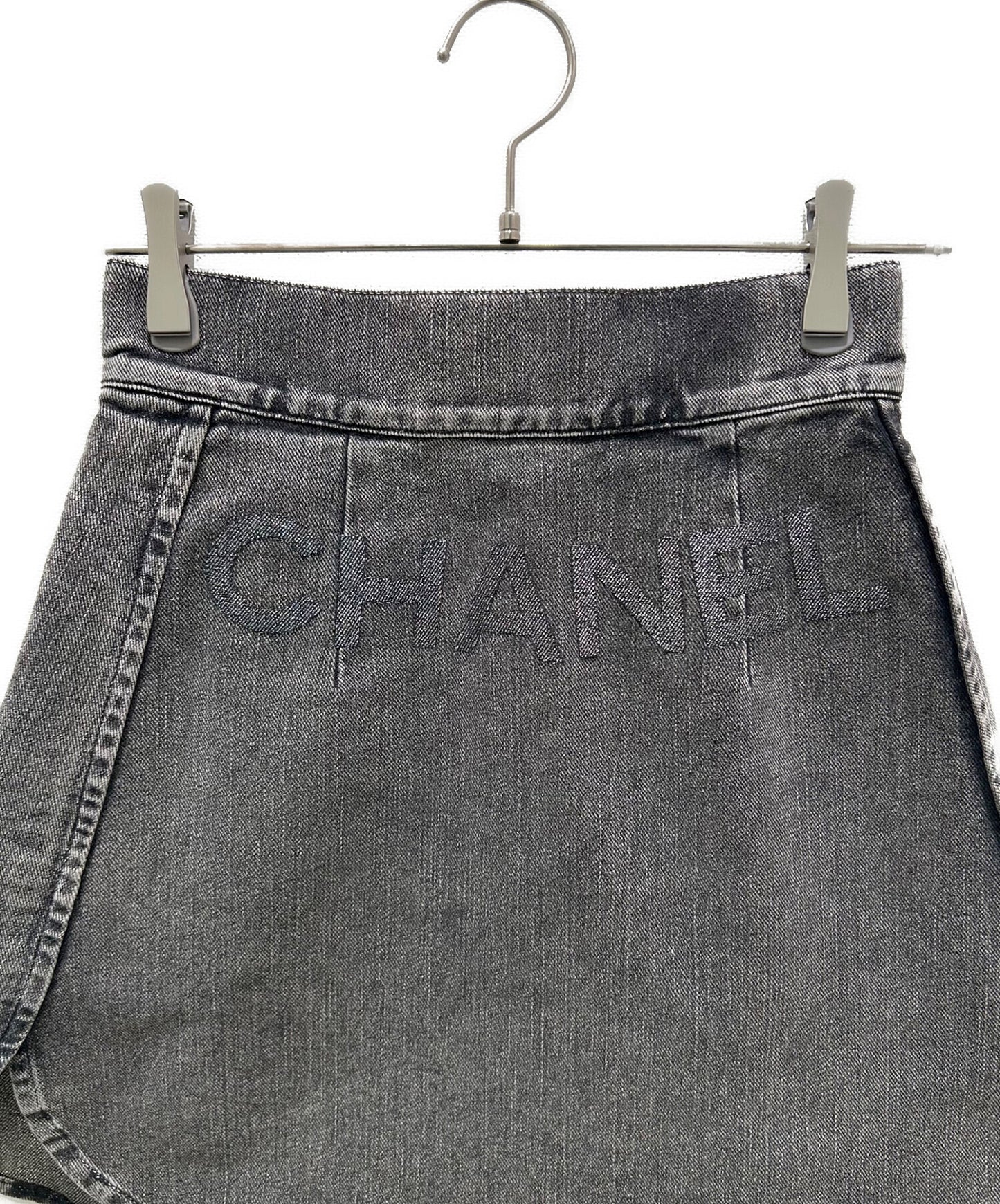 [Pre-owned] CHANEL NO.5 Denim Skirt/Mini Skirt P74035V65658: circa 2023