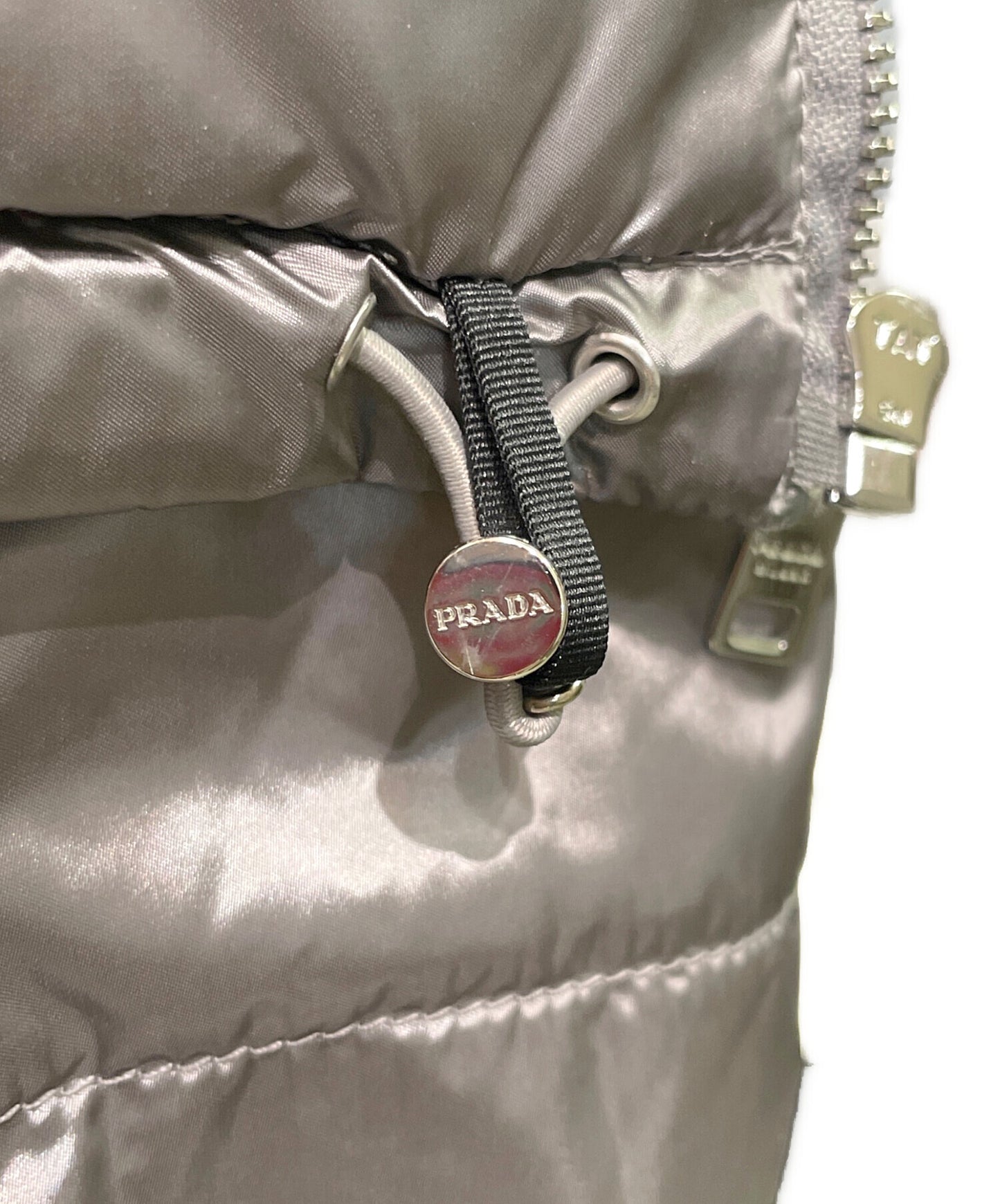 [Pre-owned] PRADA quilted hooded jacket/nylon jacket/blouson/light outerwear/outerwear/ 291511 r191 1dab