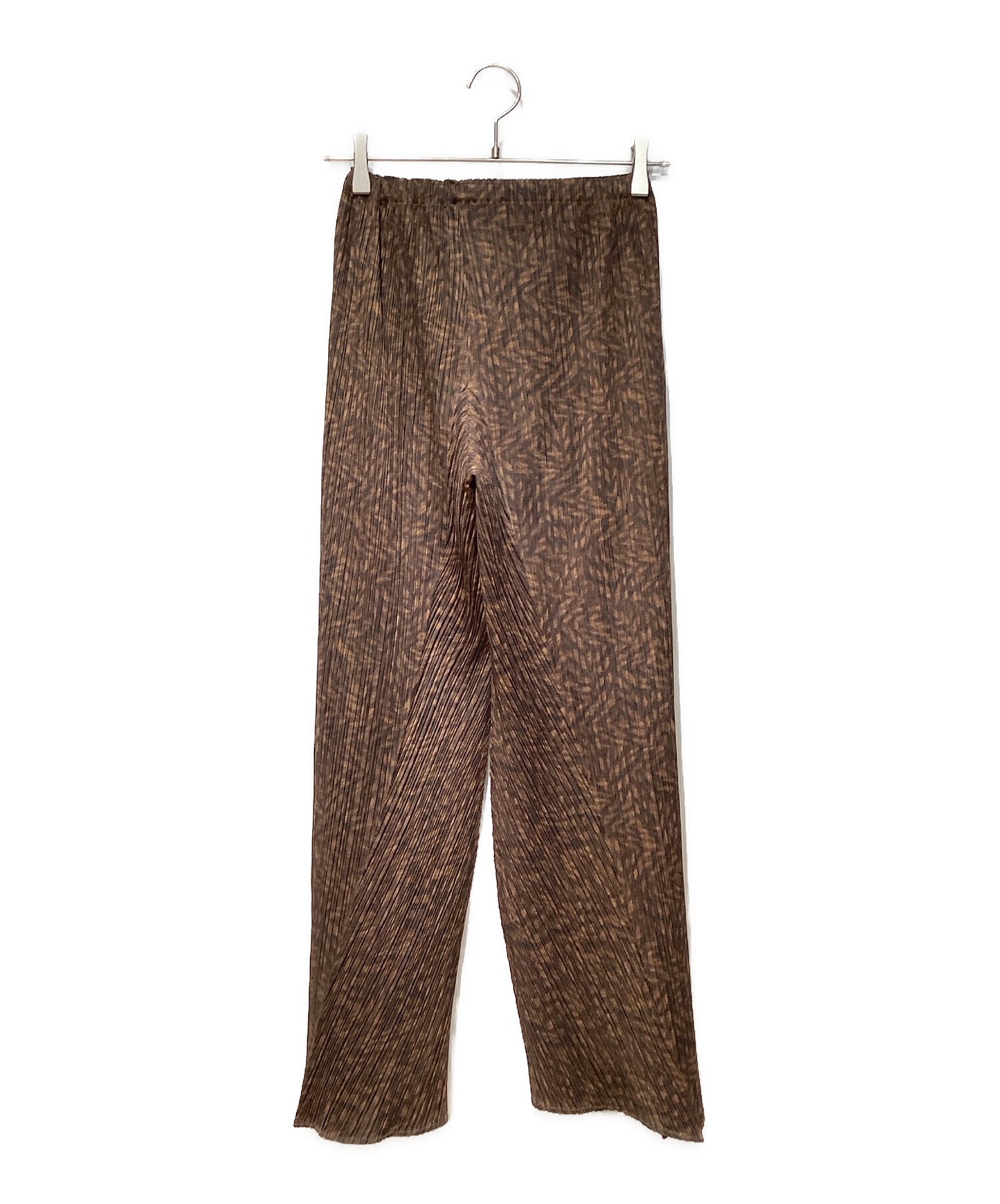 [Pre-owned] PLEATS PLEASE pleated pants with a full pattern PP43-JF963