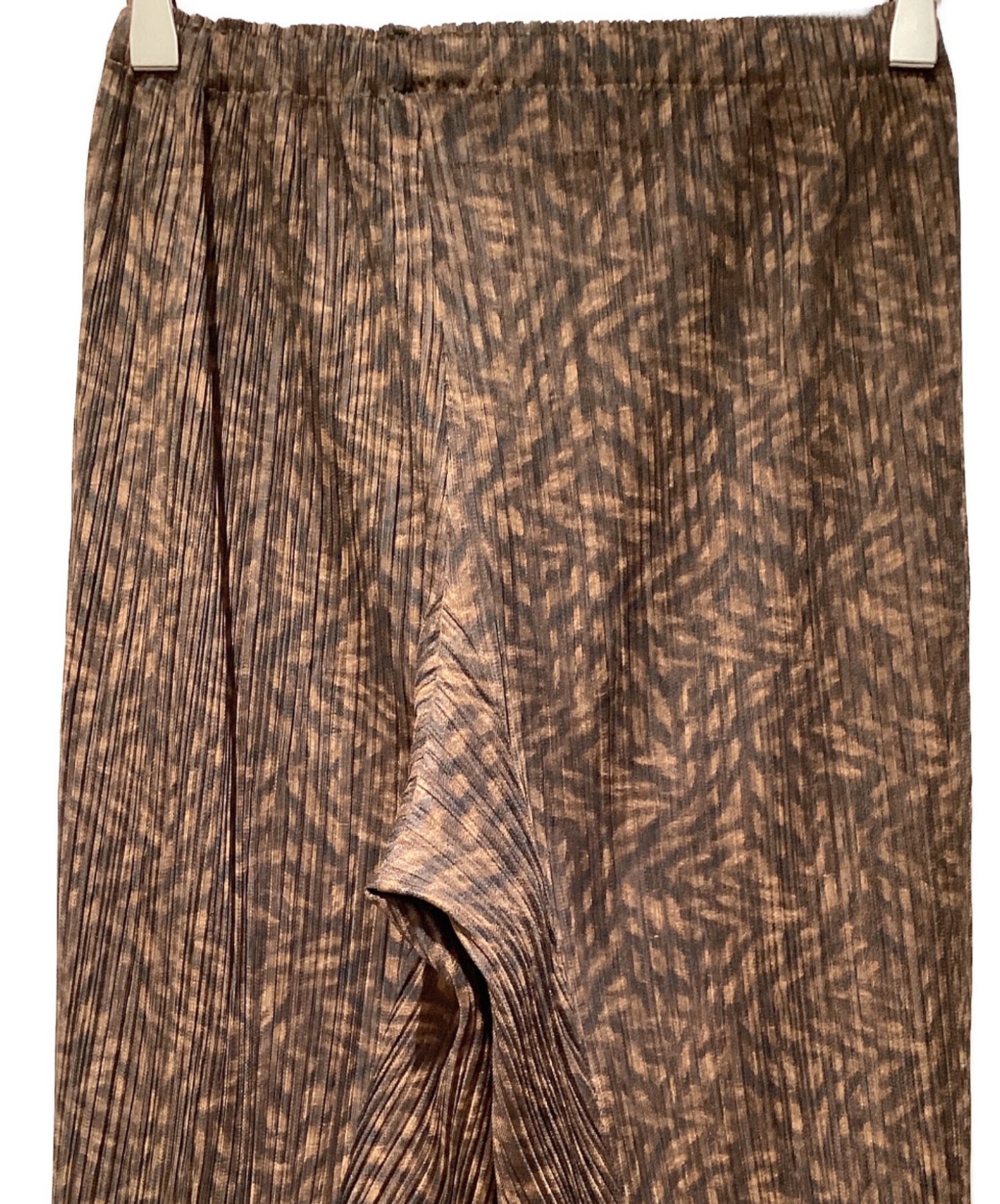 [Pre-owned] PLEATS PLEASE pleated pants with a full pattern PP43-JF963