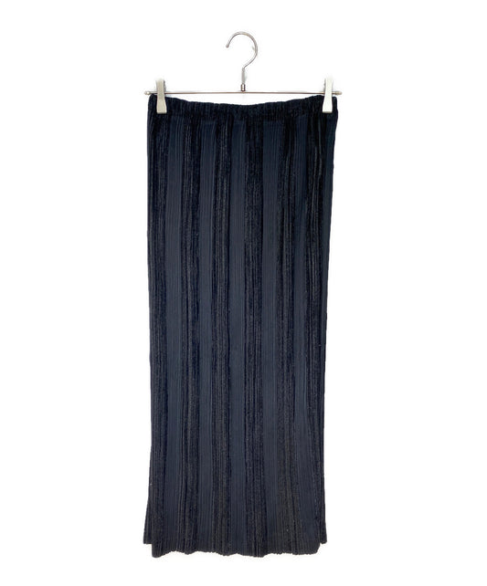 [Pre-owned] ISSEY MIYAKE Velour Pleated Skirt IM53-FG913