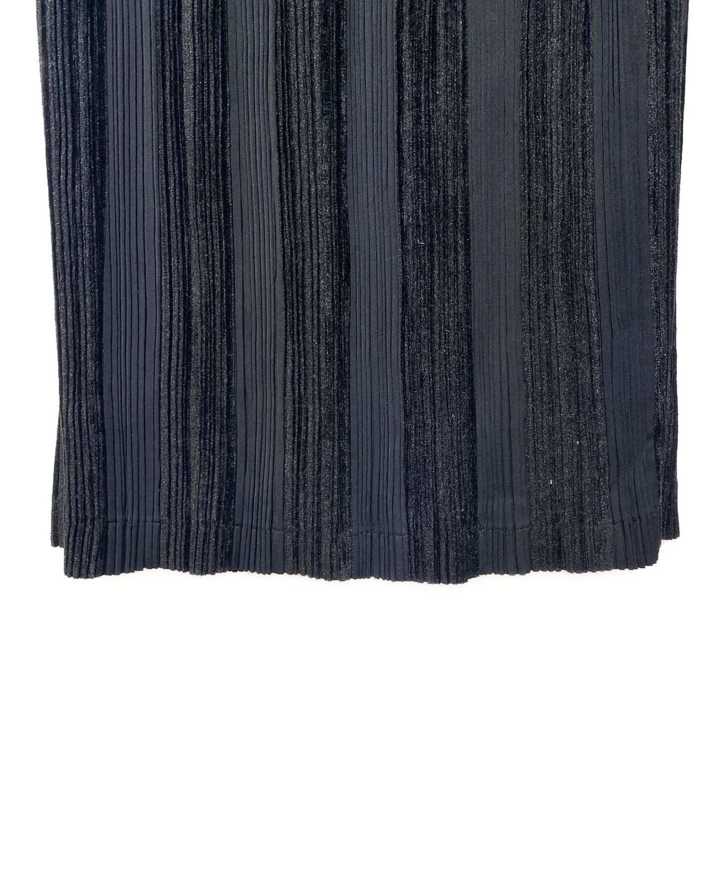 [Pre-owned] ISSEY MIYAKE Velour Pleated Skirt IM53-FG913