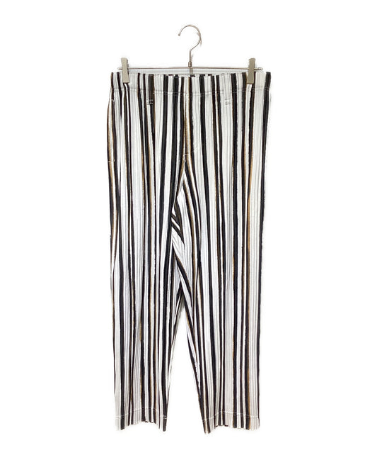 [Pre-owned] HOMME PLISSE ISSEY MIYAKE Pleated Stripe Pants HP91JF215