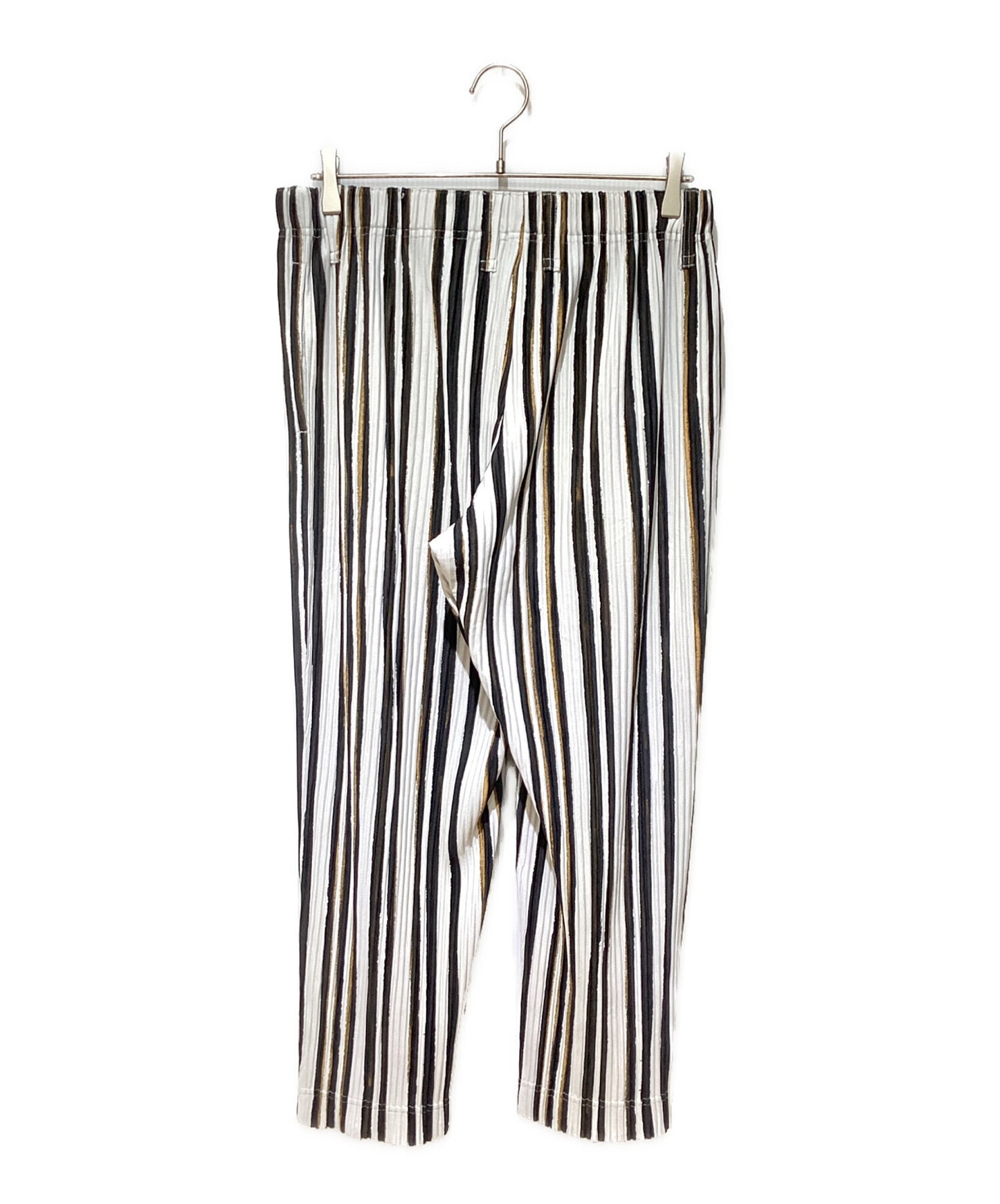 [Pre-owned] HOMME PLISSE ISSEY MIYAKE Pleated Stripe Pants HP91JF215