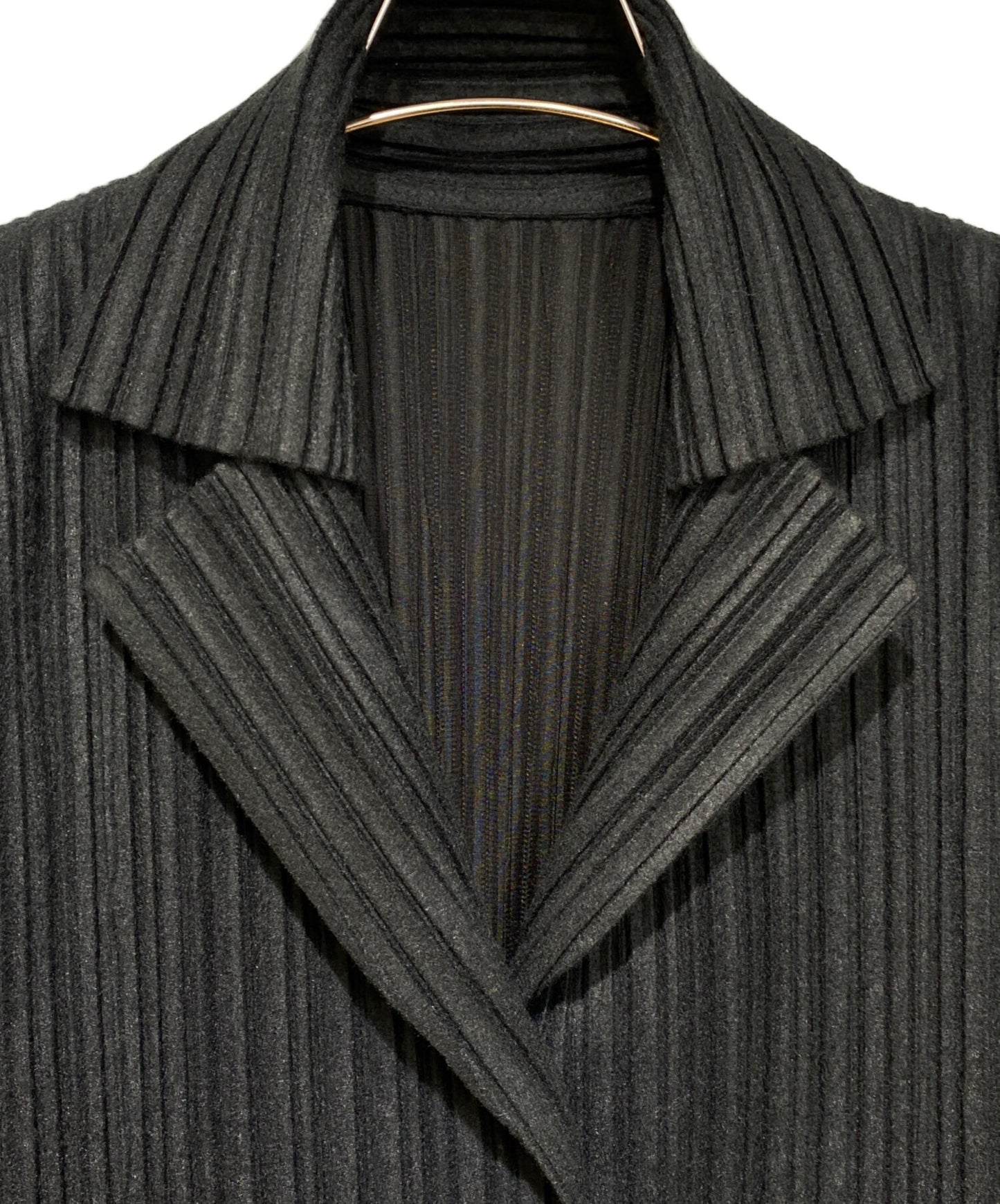 [Pre-owned] PLEATS PLEASE felt-pleated jacket PP23-EN632