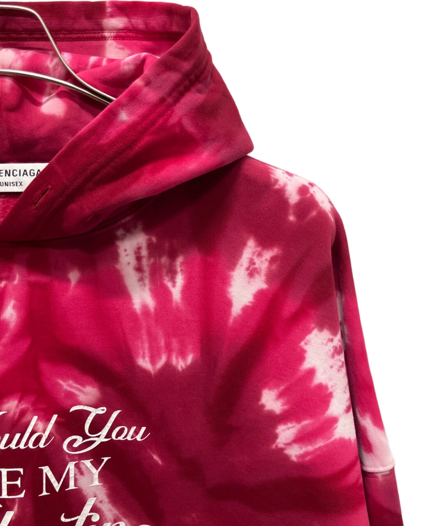 [Pre-owned] BALENCIAGA Crack Print Tie-dye Pullover Hoodie 675003