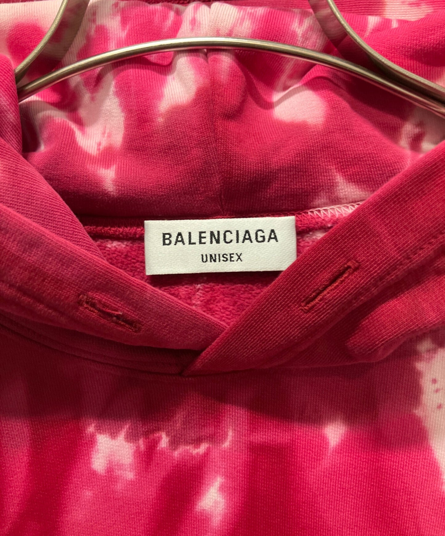 [Pre-owned] BALENCIAGA Crack Print Tie-dye Pullover Hoodie 675003