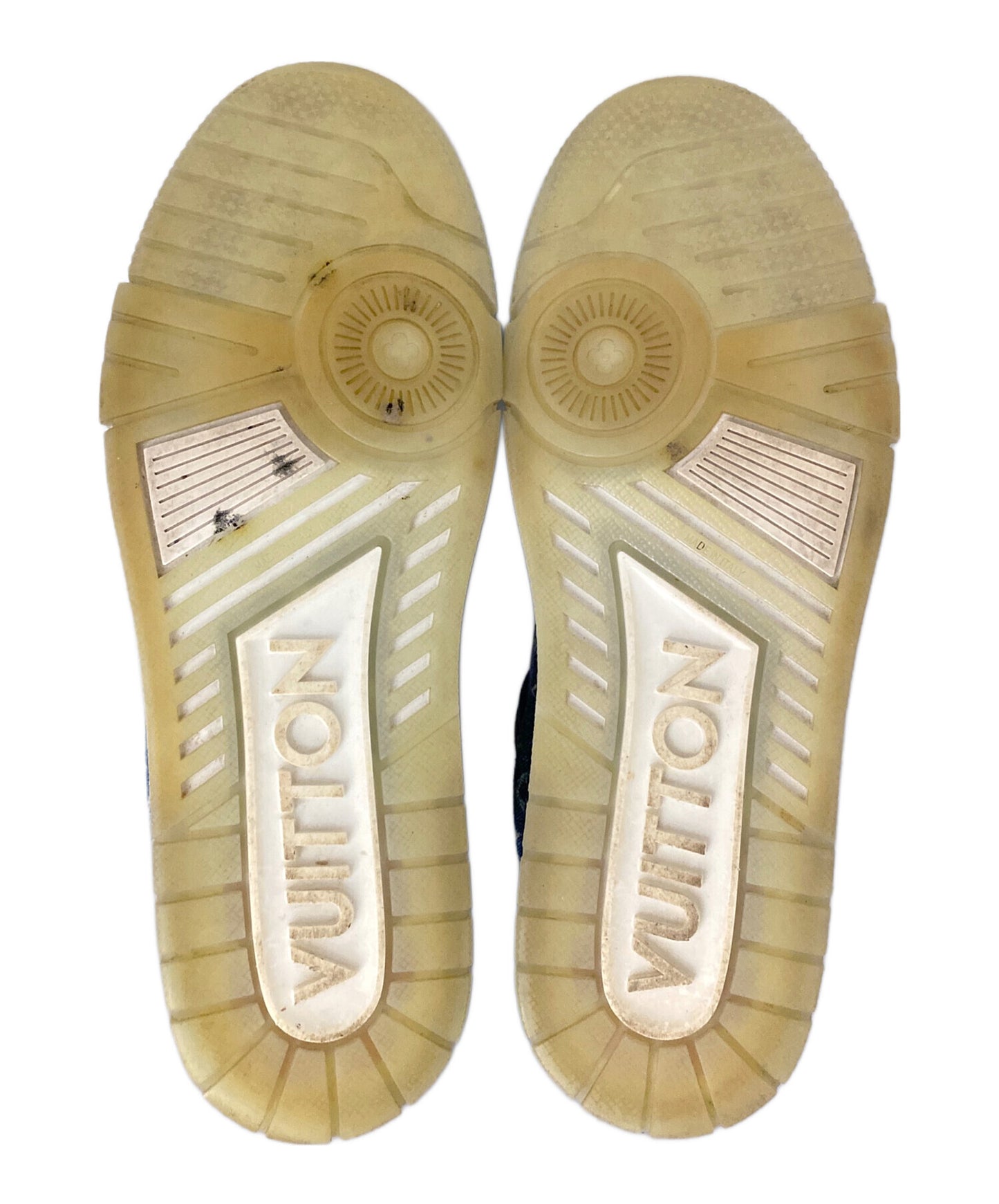 [Pre-owned] LOUIS VUITTON Trainers Line Denim Sneakers