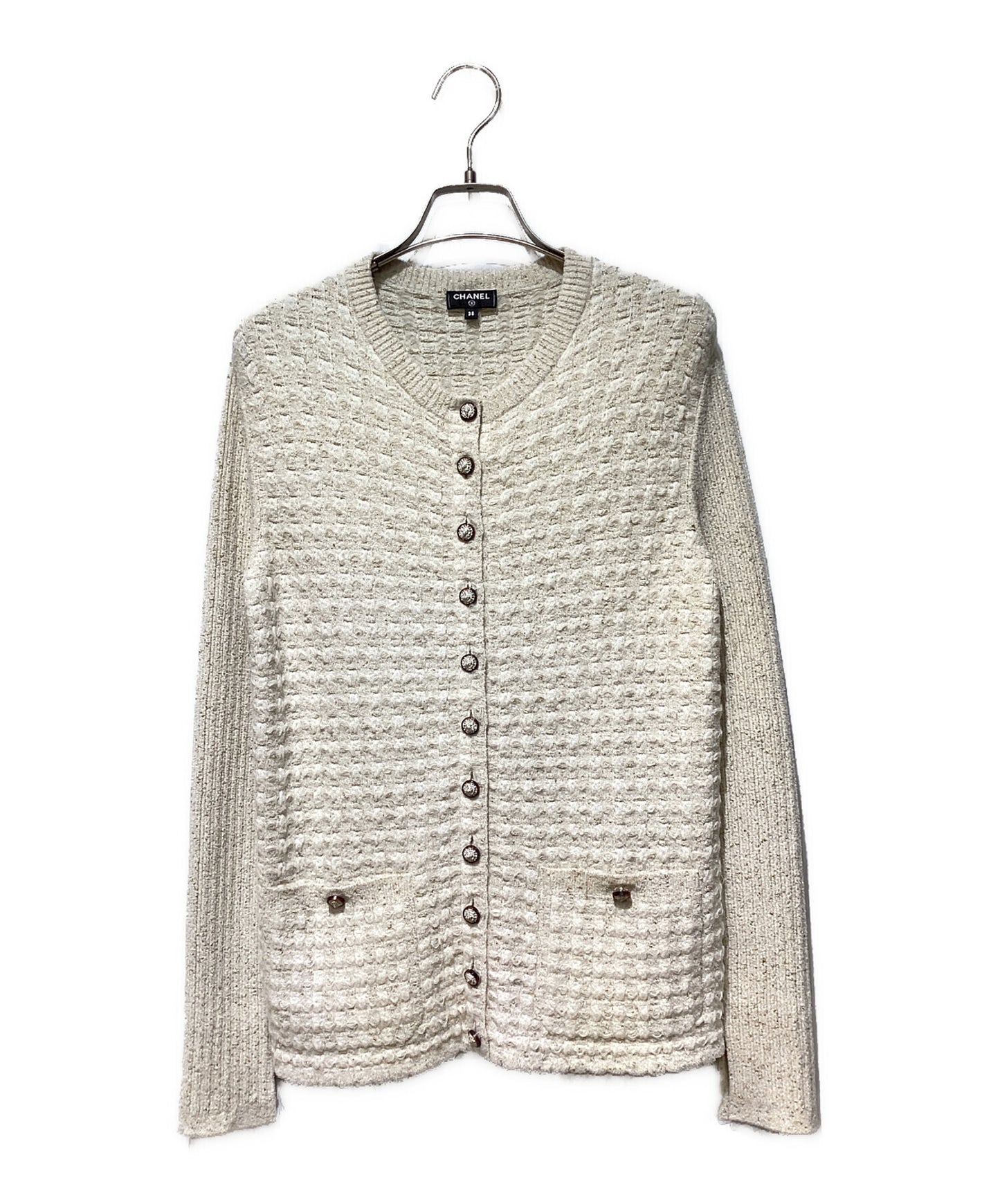 [Pre-owned] CHANEL tweed cardigan P57023K07456