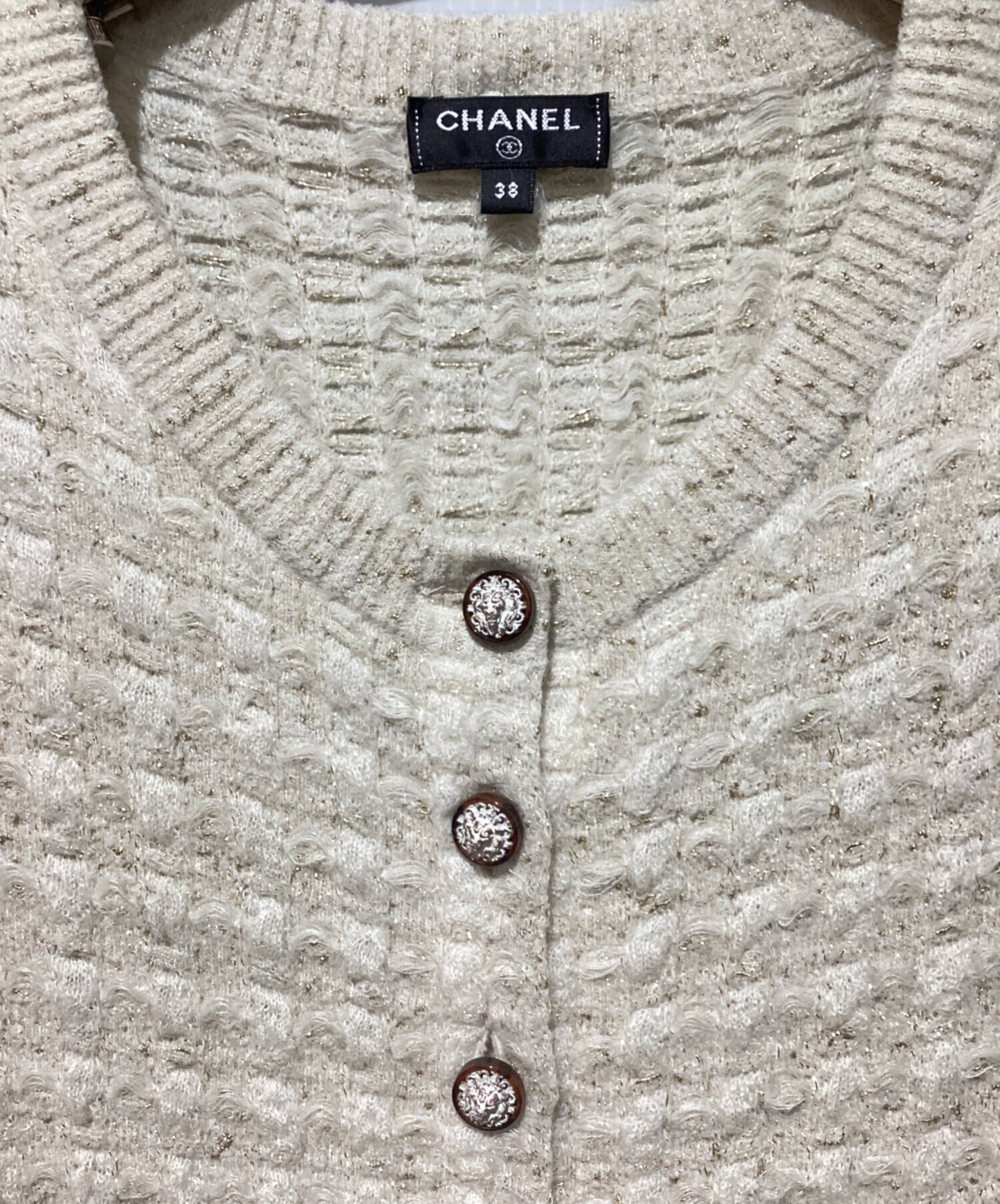[Pre-owned] CHANEL tweed cardigan P57023K07456