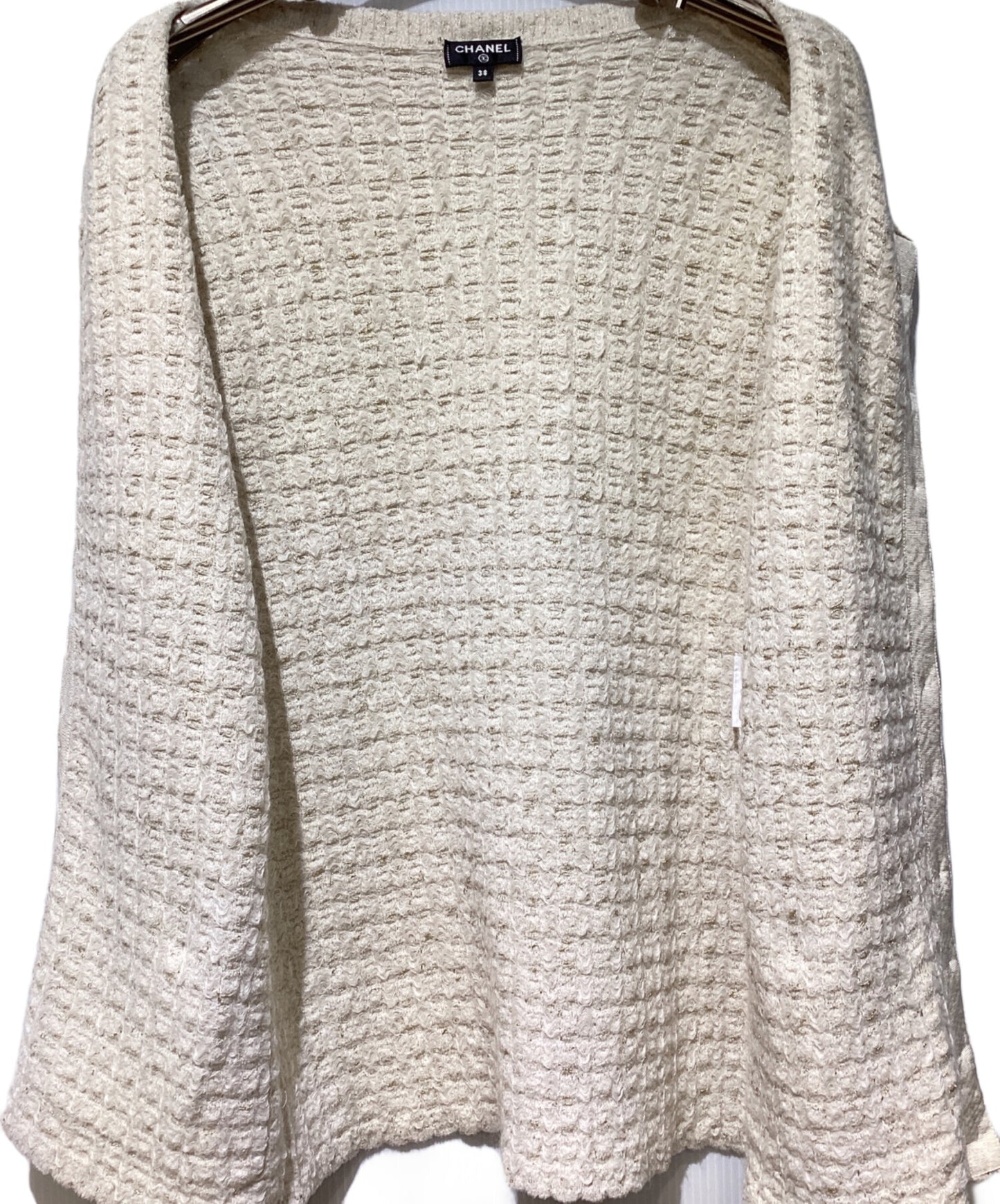 [Pre-owned] CHANEL tweed cardigan P57023K07456